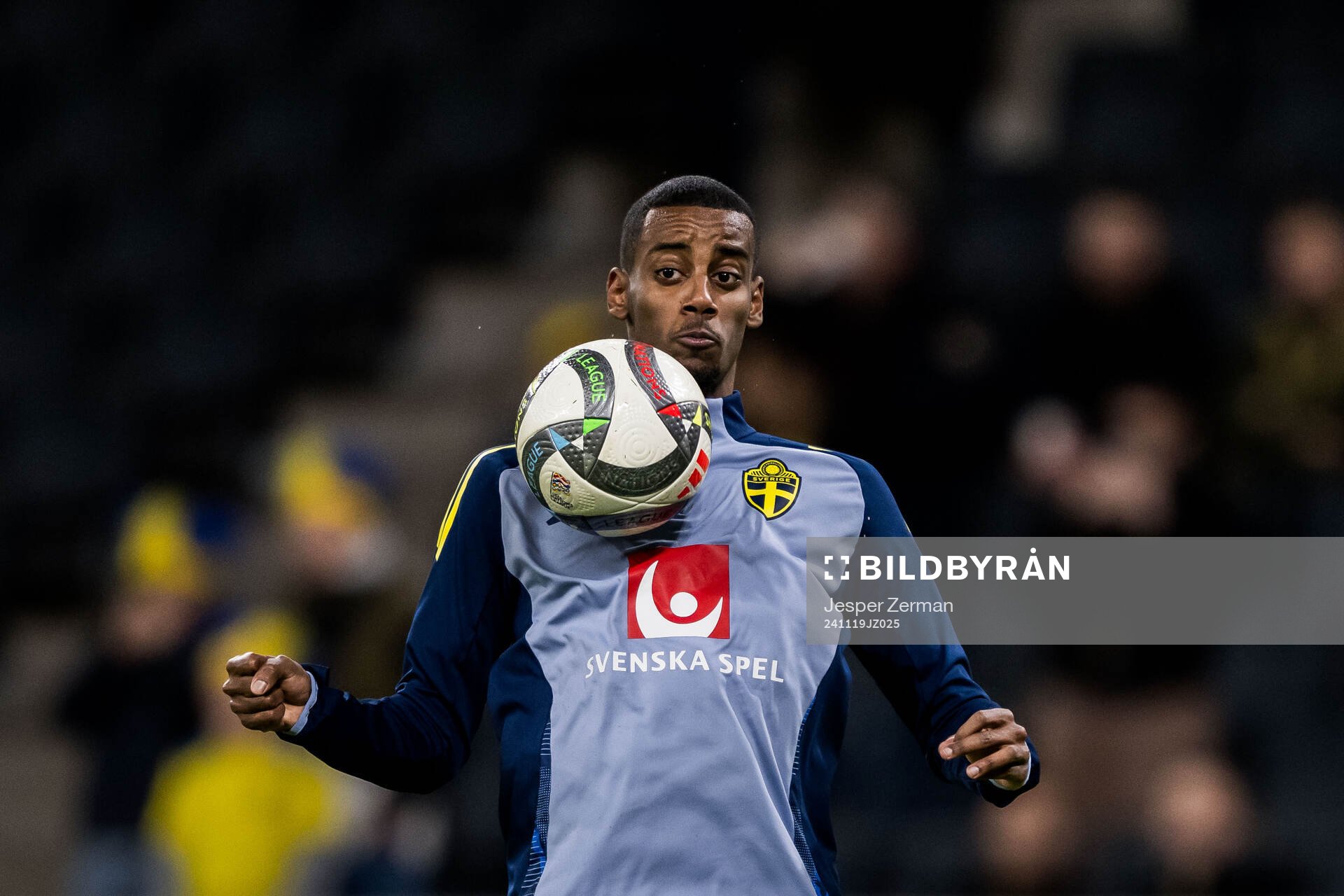 Alexander Isak of Sweden