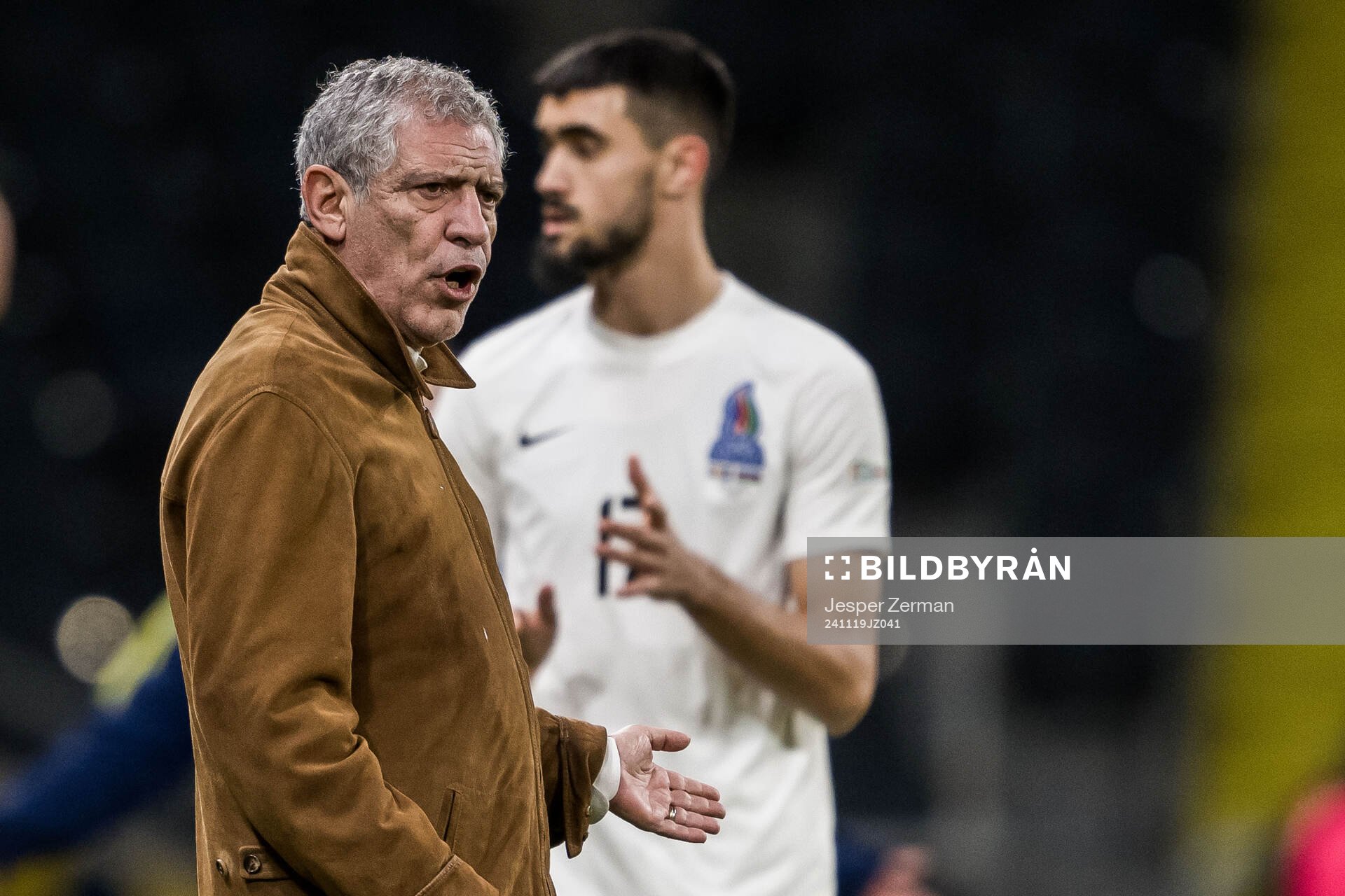 Head coach Giovanni de Biasi of Azerbaijan