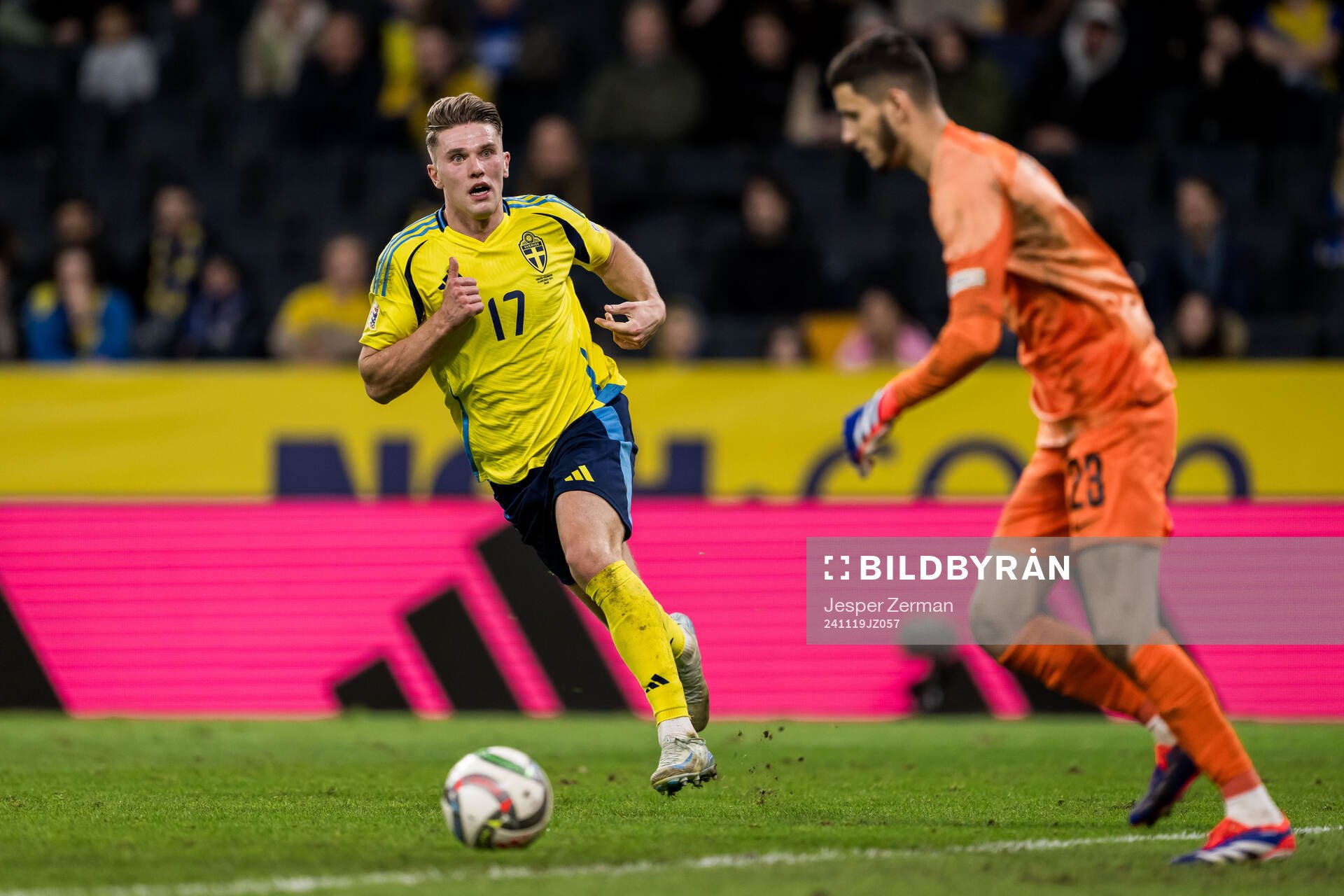 Viktor Gyökeres of Sweden