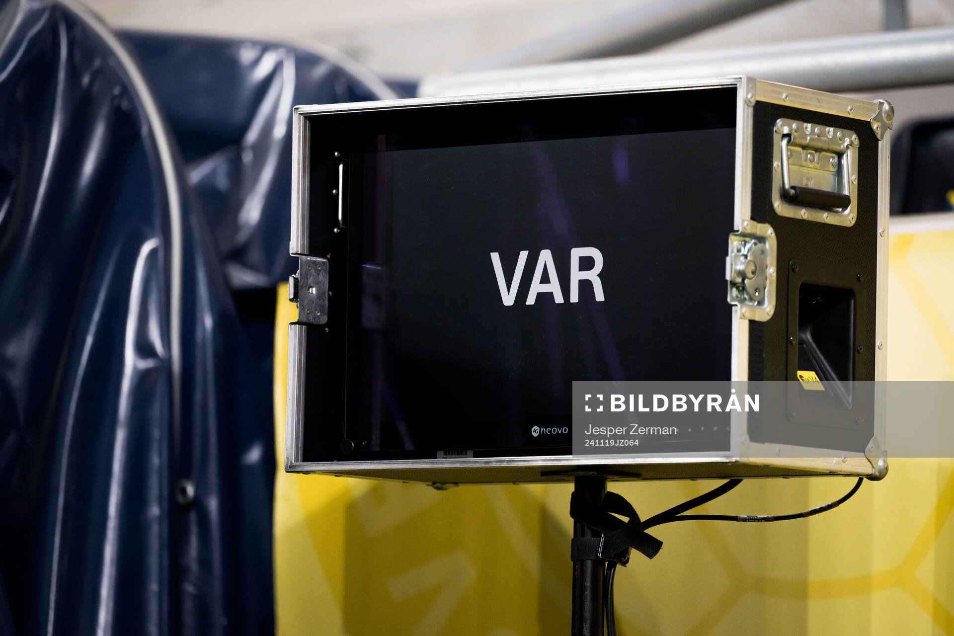 A VAR screen