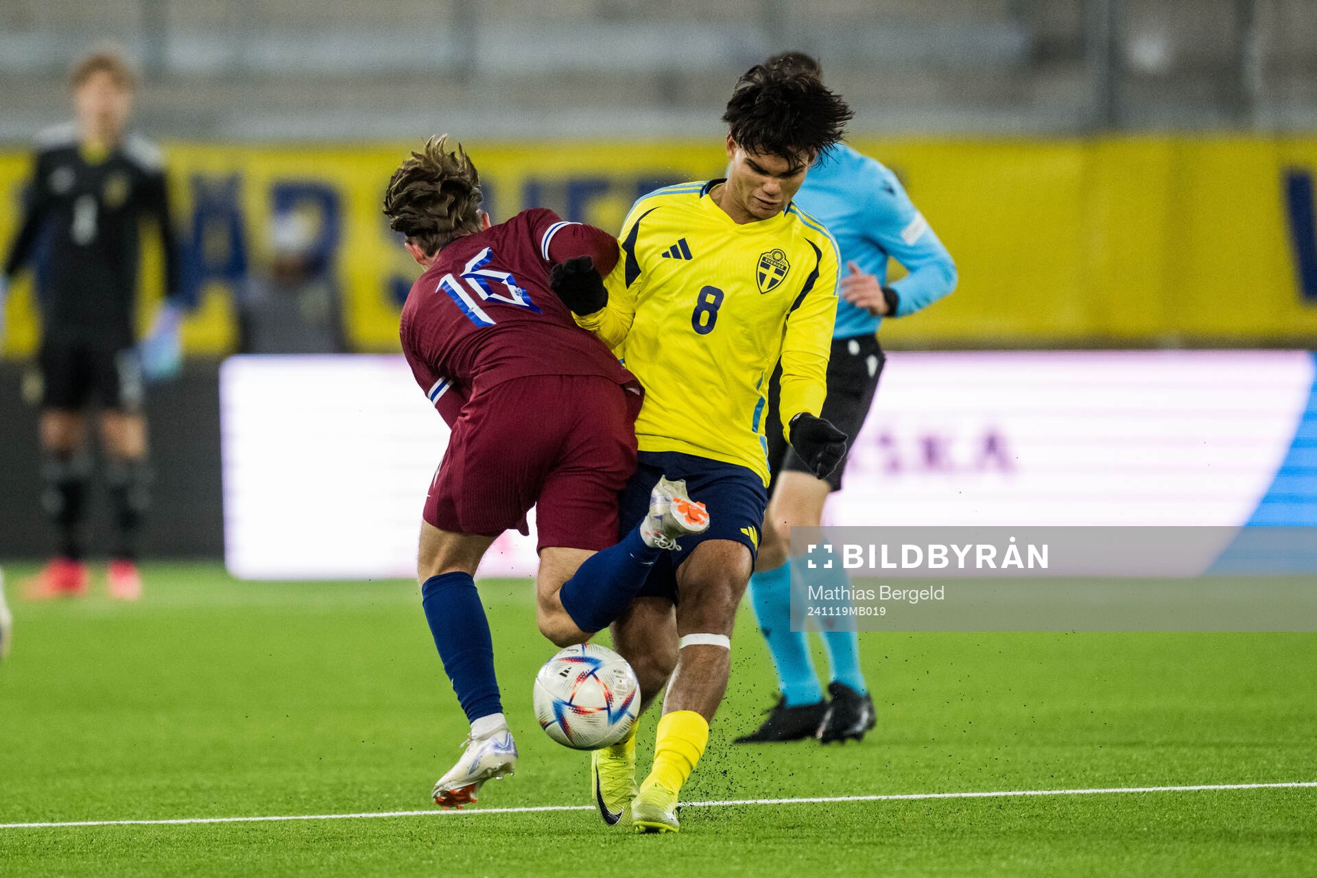 Mikkel Kalvenens Hope of Norway and Noel Sernelius of Sweden