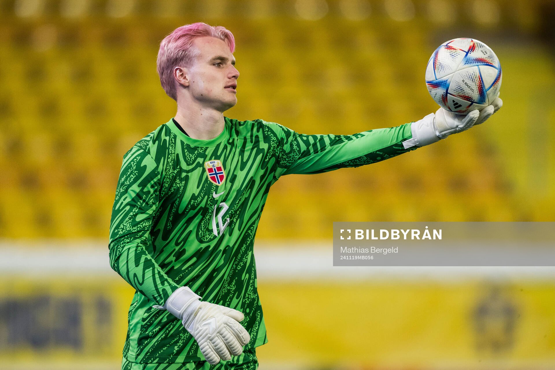 Goalkeeper Magnus Stær-Jensen of Norway