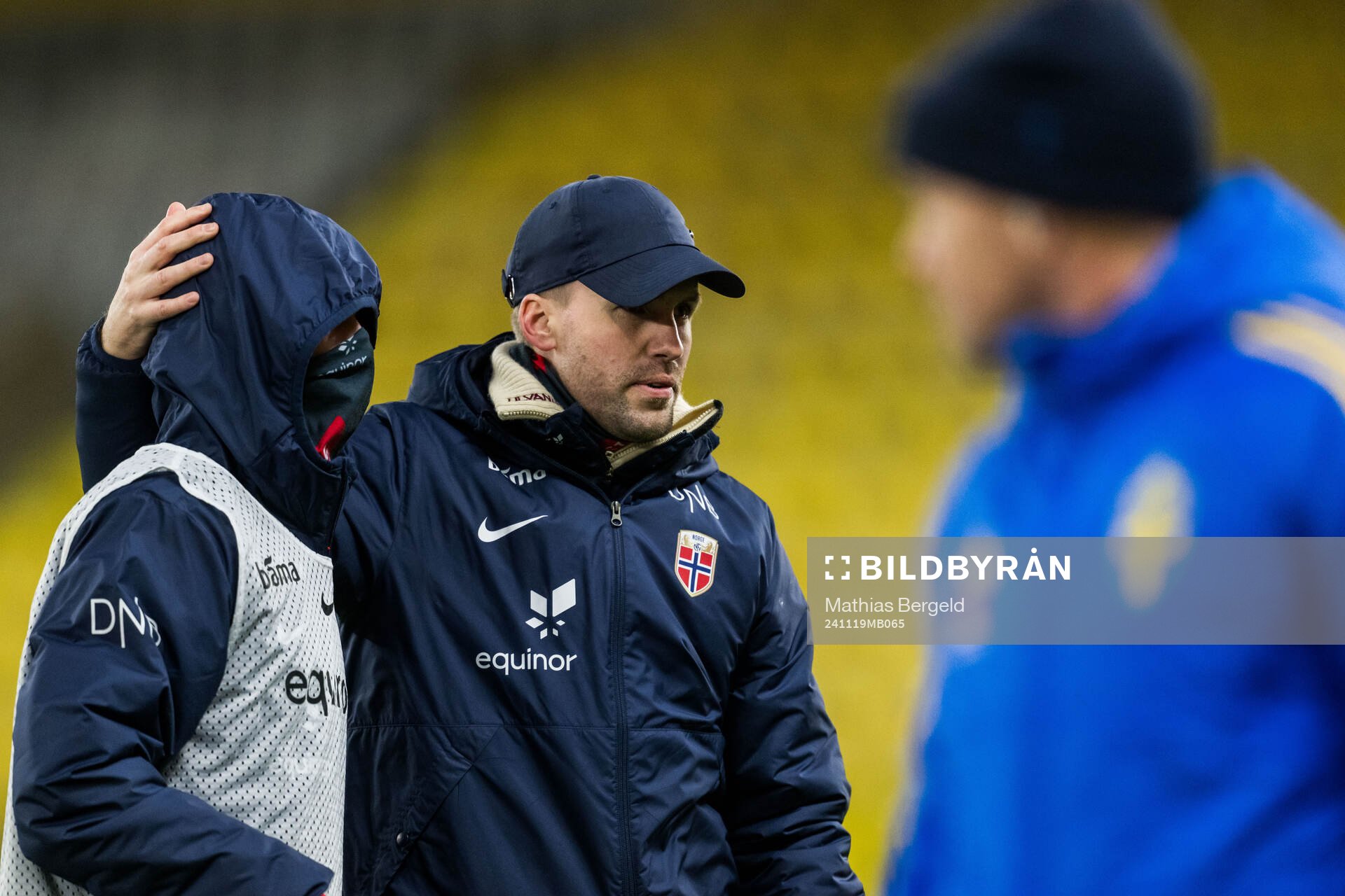 Head coach Head coach Even Sel of Norway after the under-19 Euro Qualifier football match between Sweden and Norway on November 19, 2024 in Borås.