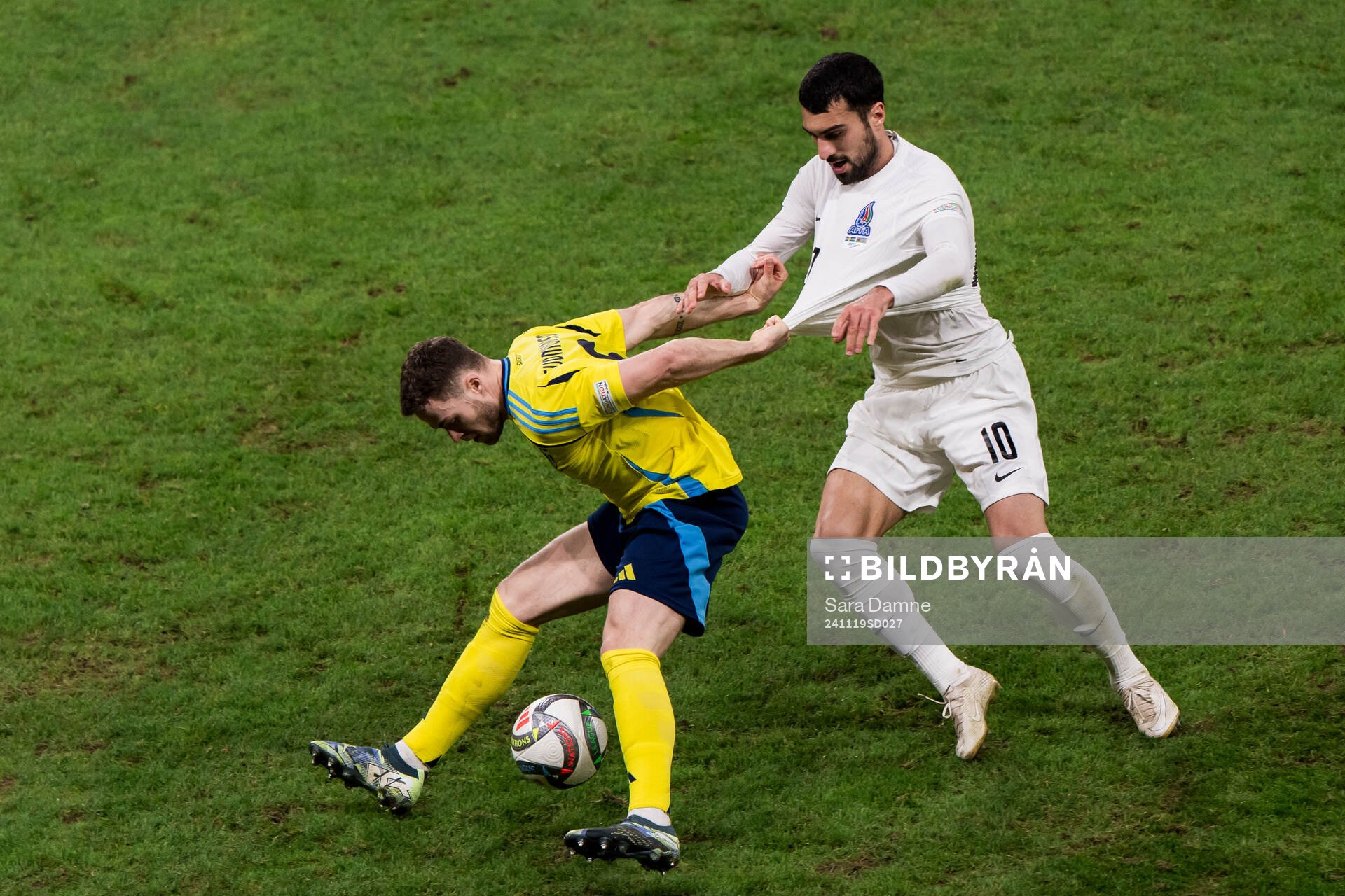 Gabriel Gudmundsson of Sweden and Aleksey Isaev of