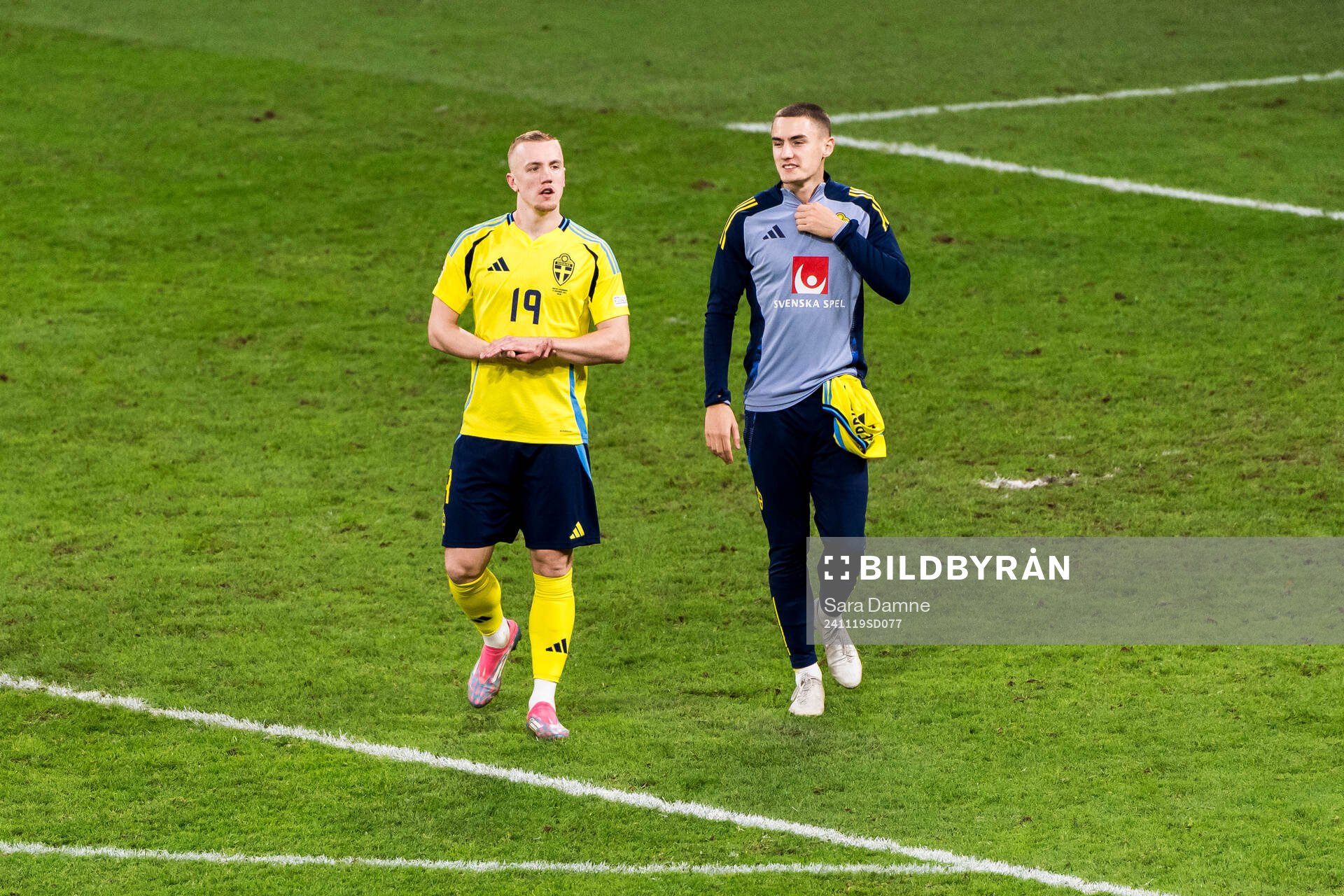 Isac Lidberg and Gustaf Lagerbielke of Sweden