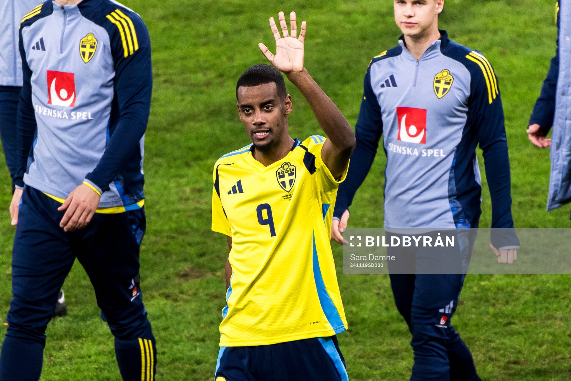 Alexander Isak of Sweden