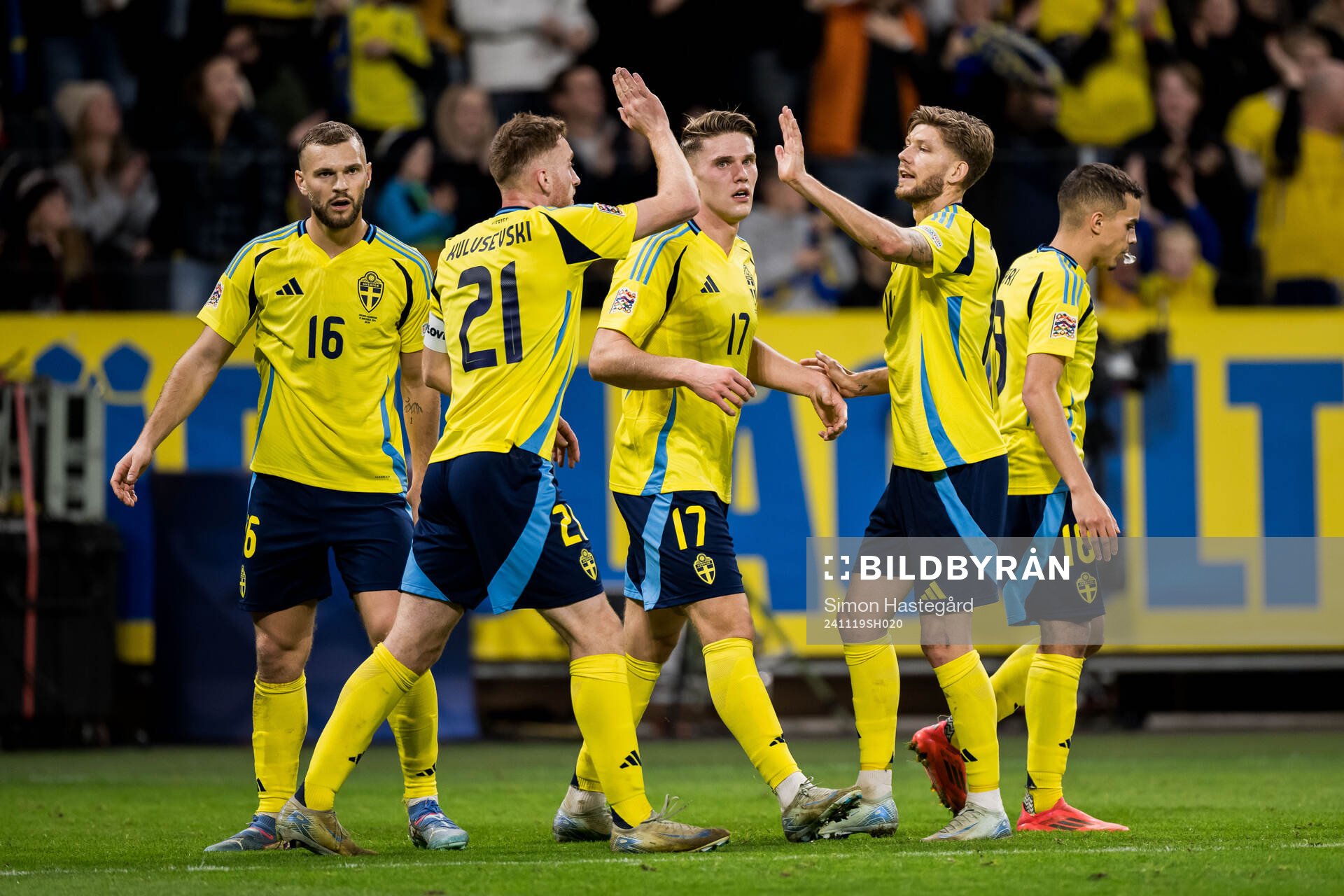 Jesper Karlström, Dejan Kulusevski, Viktor Gyökeres,