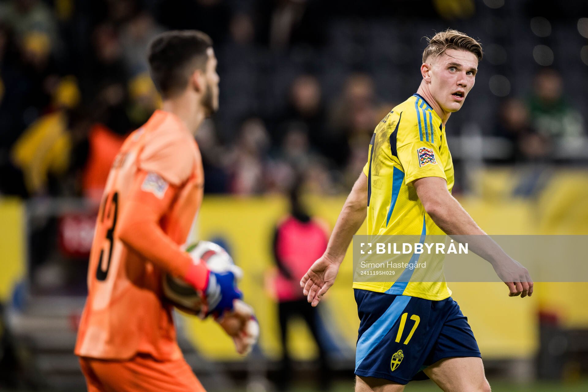Viktor Gyökeres of Sweden