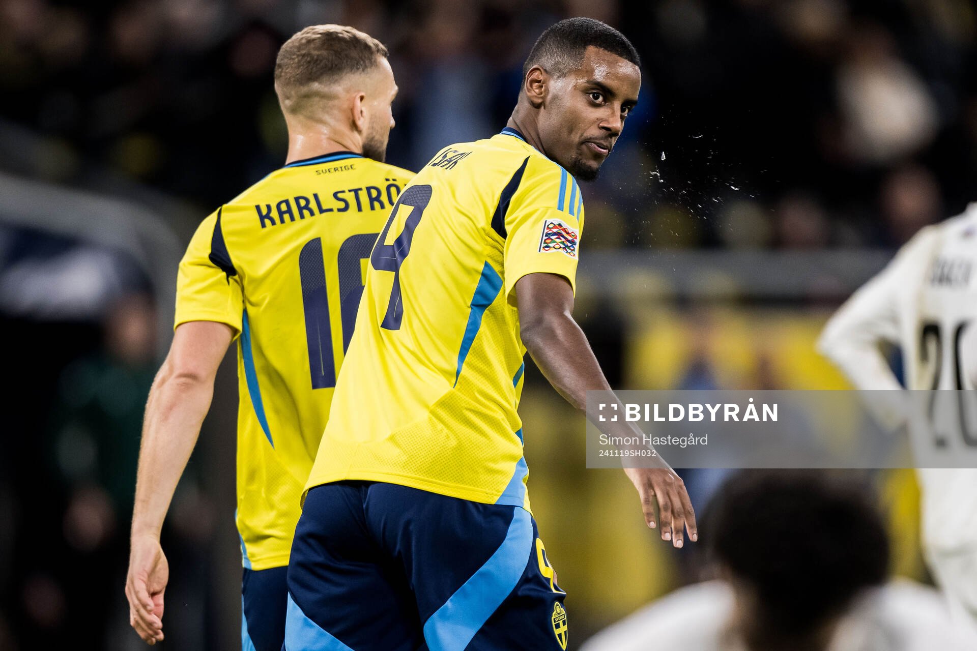 Alexander Isak of Sweden