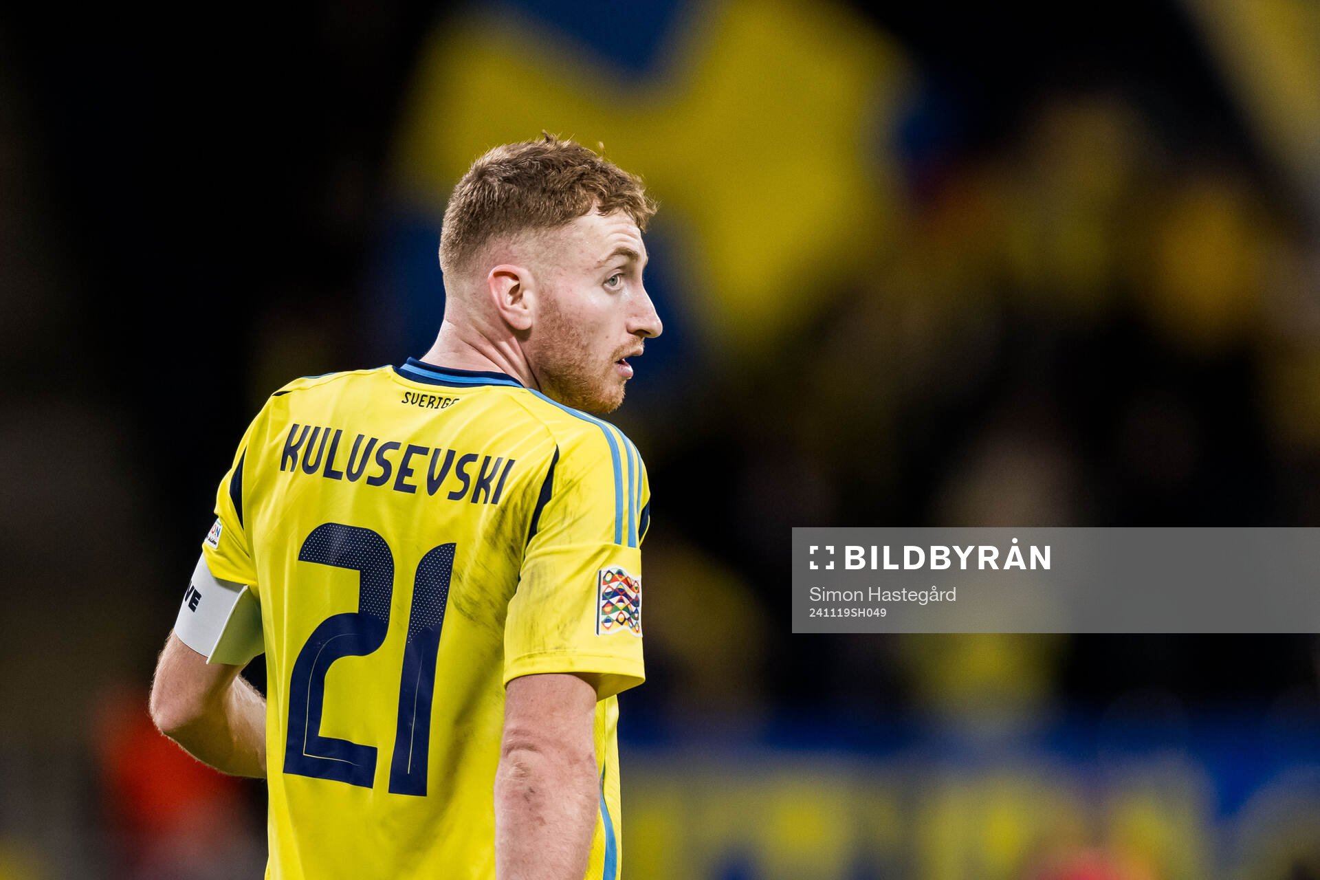 Dejan Kulusevski of Sweden