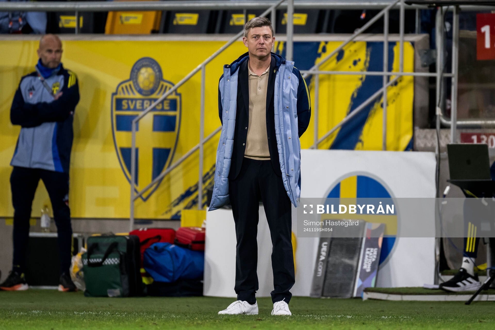 Head coach Jon Dahl Tomasson of Sweden