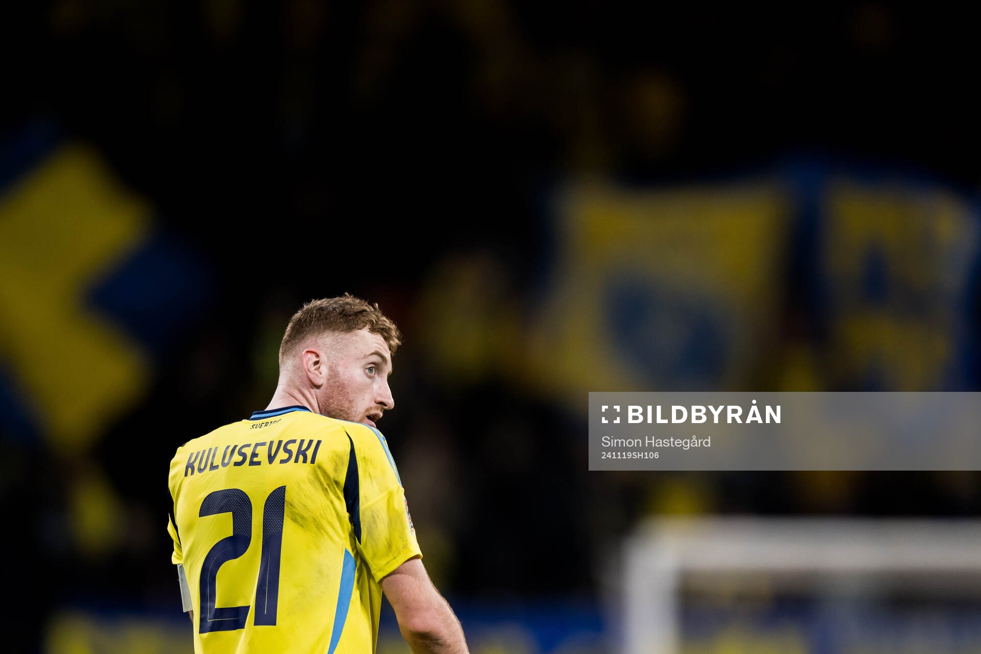 Dejan Kulusevski of Sweden