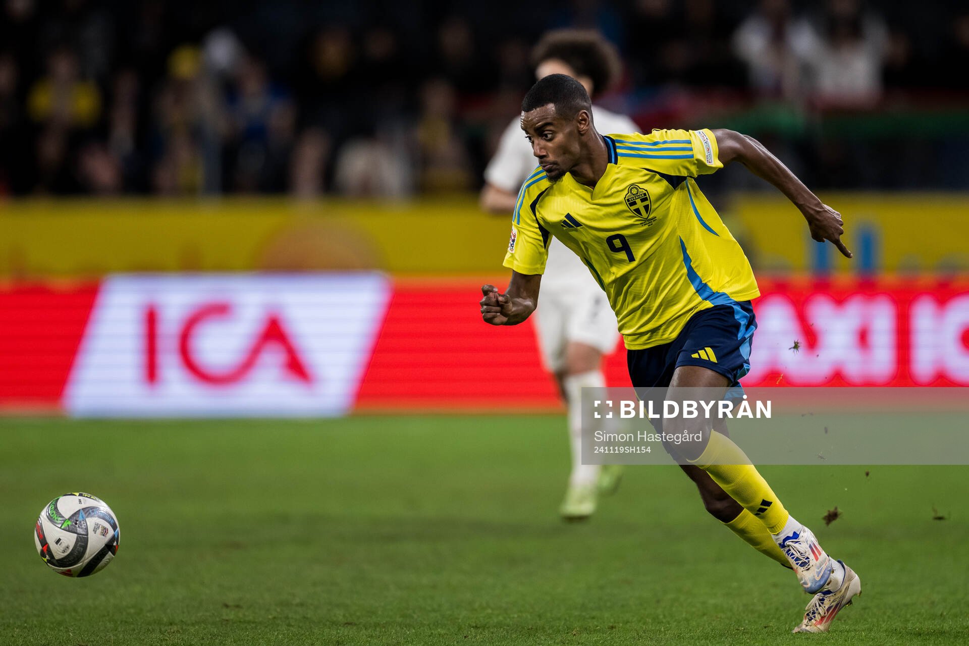 Alexander Isak of Sweden