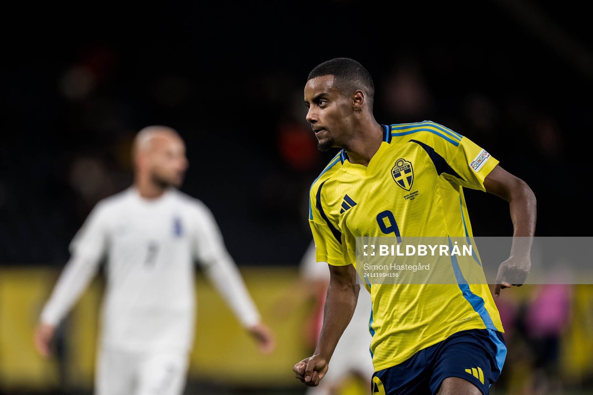 Alexander Isak of Sweden