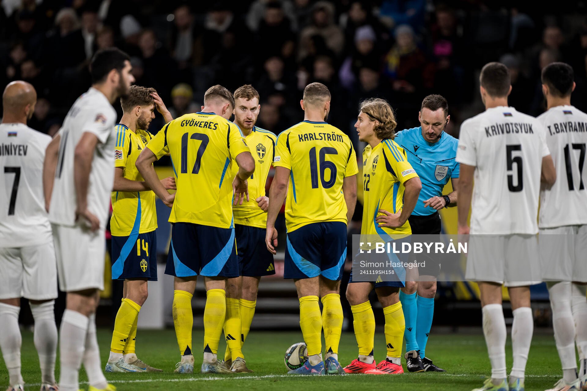 Anton Salétros, Viktor Gyökeres , Dejan Kulusevski ,