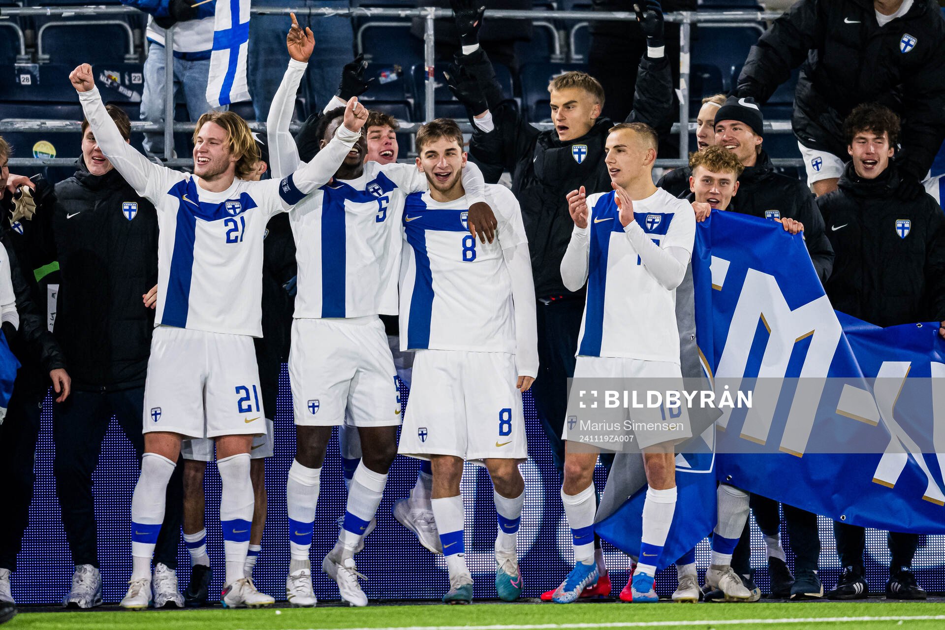 Ville Koski, Leo Walta, Adam Marhiev and Topi Keskinen of