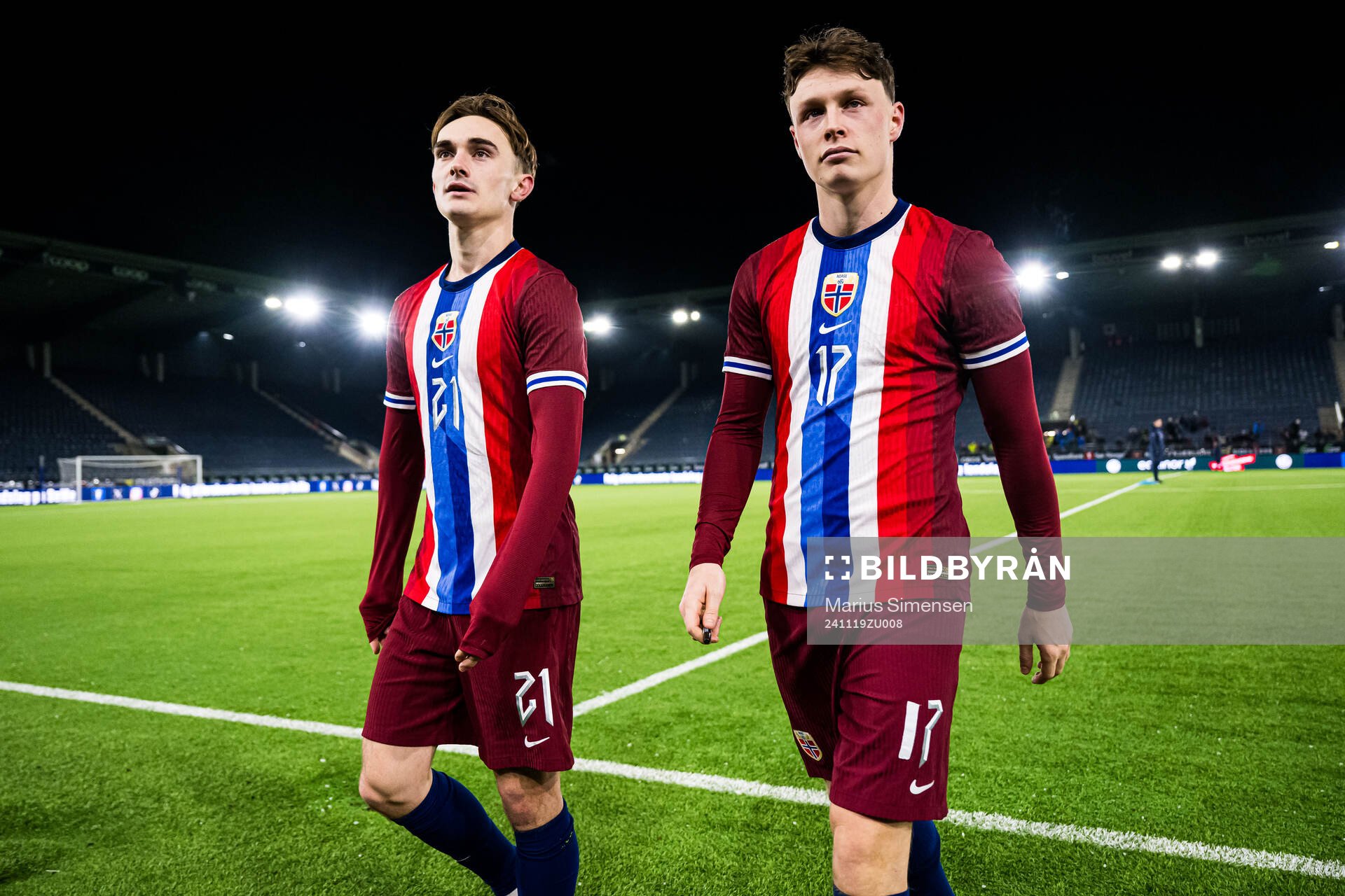 Marius Broholm and Sondre Ørjasæter of Norway looks