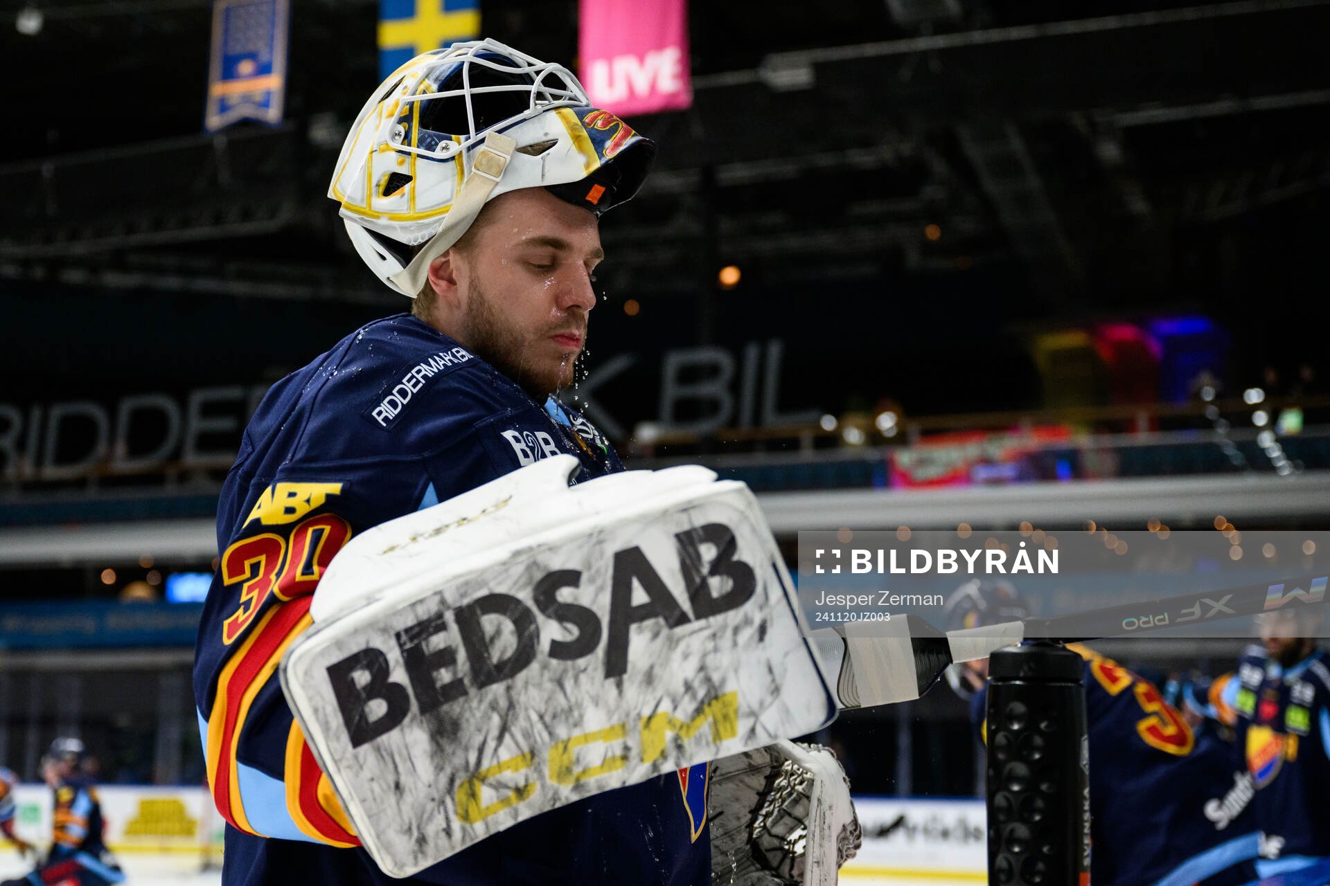 Djurgårdens målvakt Hugo Hävelid