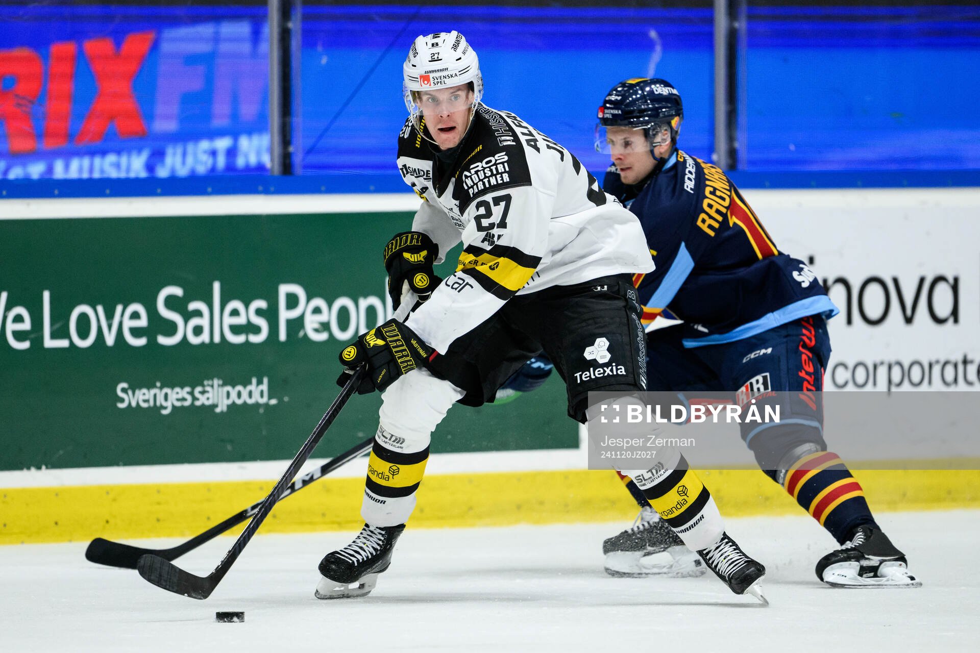 Västerås Carl Jakobsson och Djurgårdens Jakob Ragnarsson