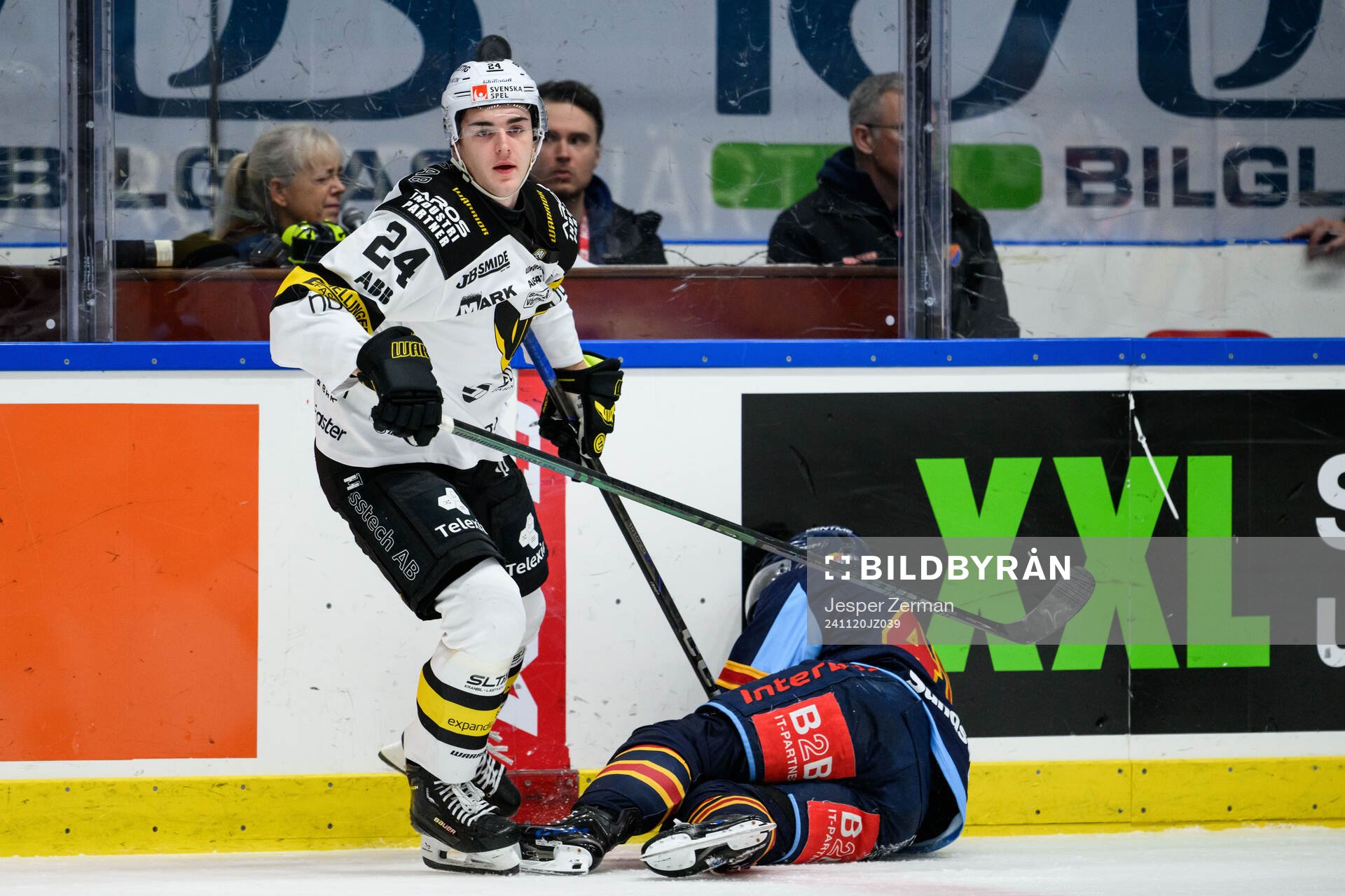 Västerås Joel Kant och Djurgårdens Arvid Costmar