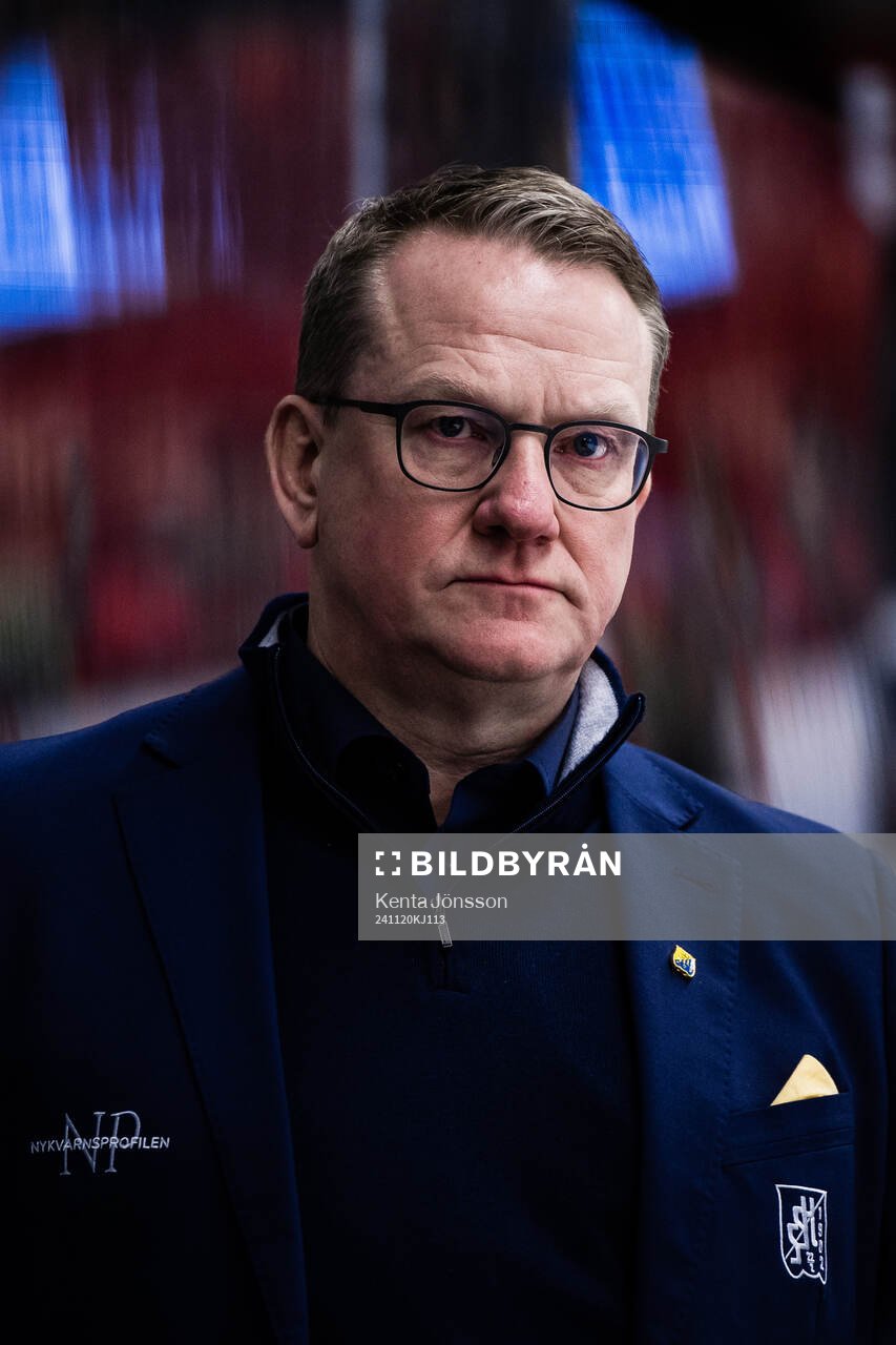 Södertäljes tränare Magnus Bogren