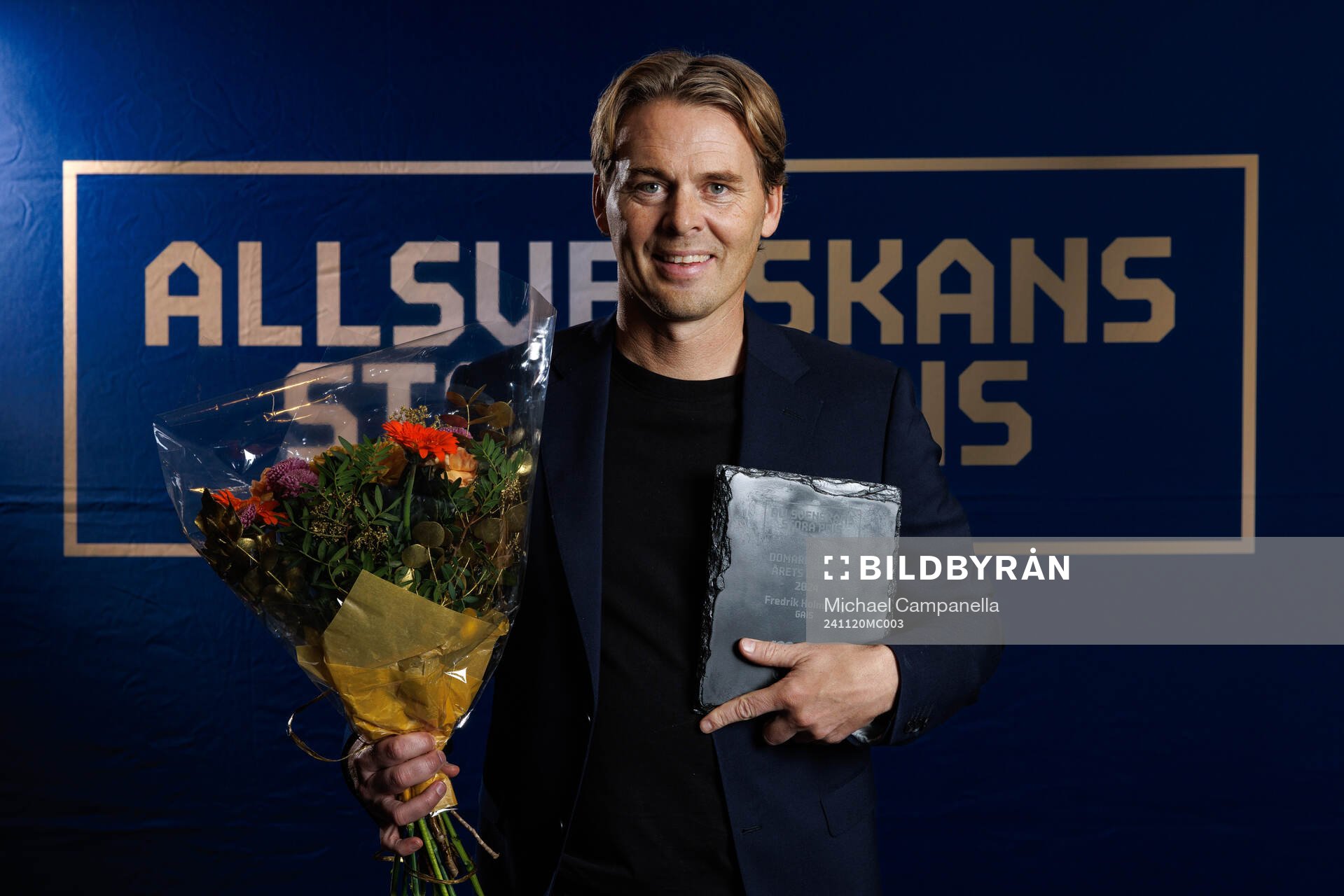 GAIS tränare Fredrik Holmberg tilldelas Domarnas pris för