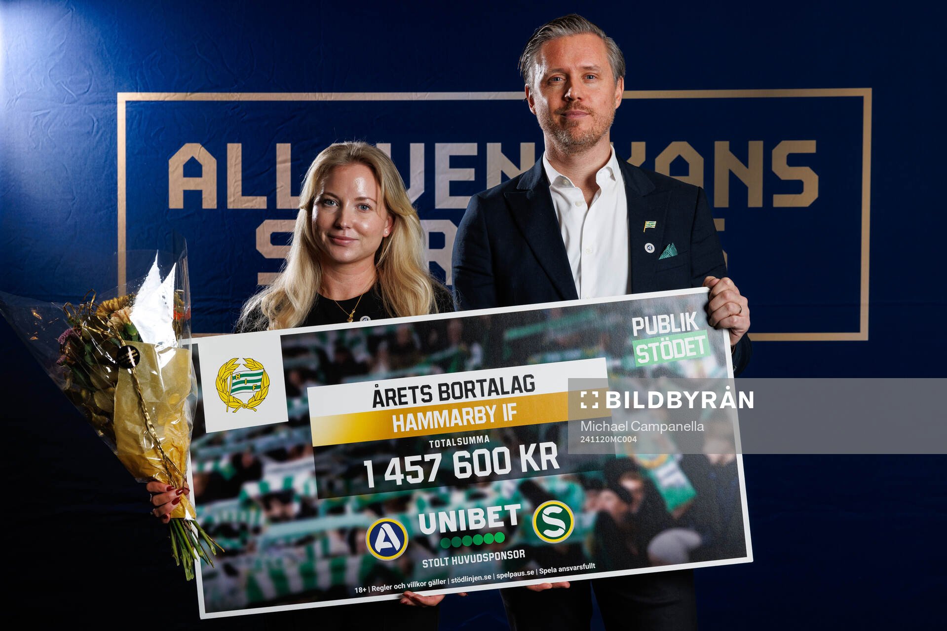 Sofia Malm och Peter Holmberg, Hammarby