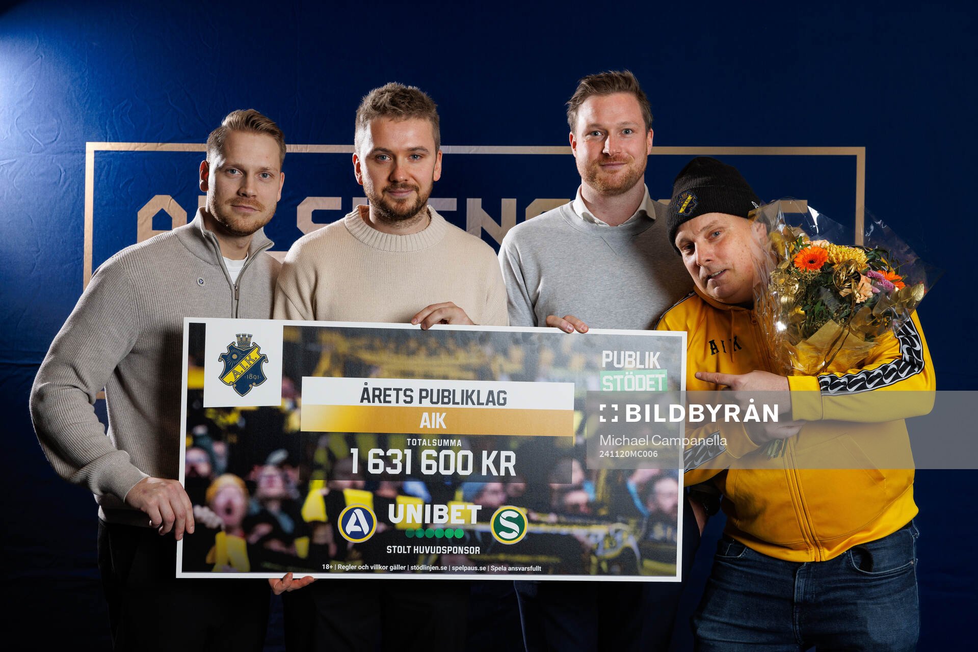 Jakob Odmark, Anton Johnson, Tobias Larsson, AIK