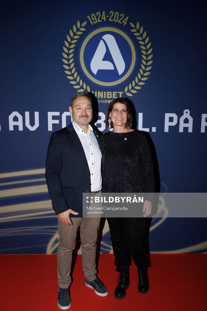 Henrik och Monika Visser, IFK Luleå på röda mattan