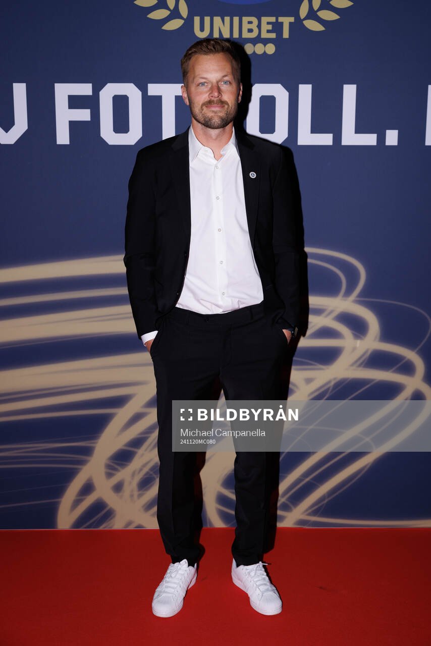 Sebastian Larsson på röda mattan