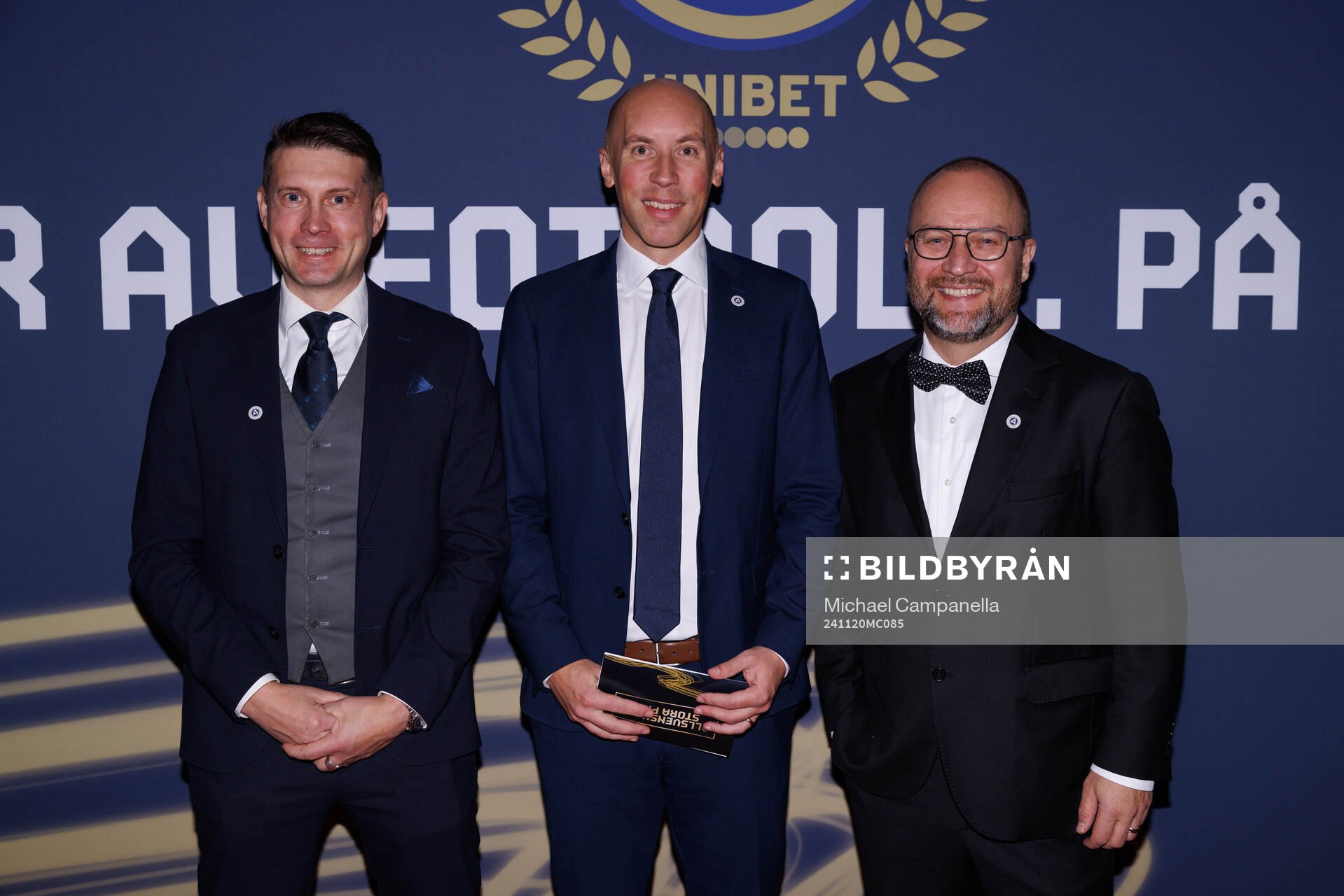 Simon Åström, Ordförande Svensk Elitfotboll under Allsvenskans Stora Pris den 20 november 2024 i Stockholm. 