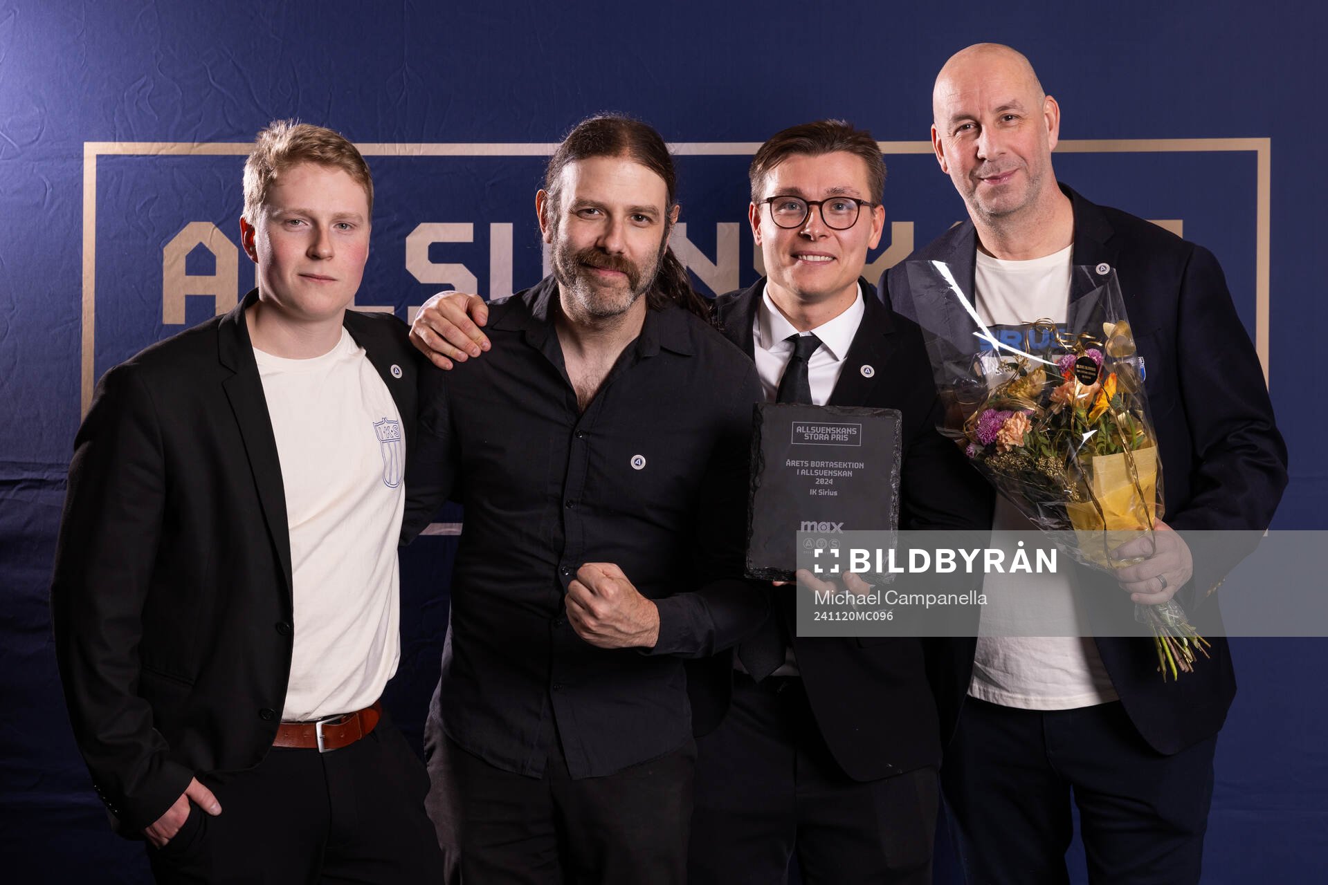 IK Sirius Melker Gunillasson, Affe Piran, Linus Wallen och