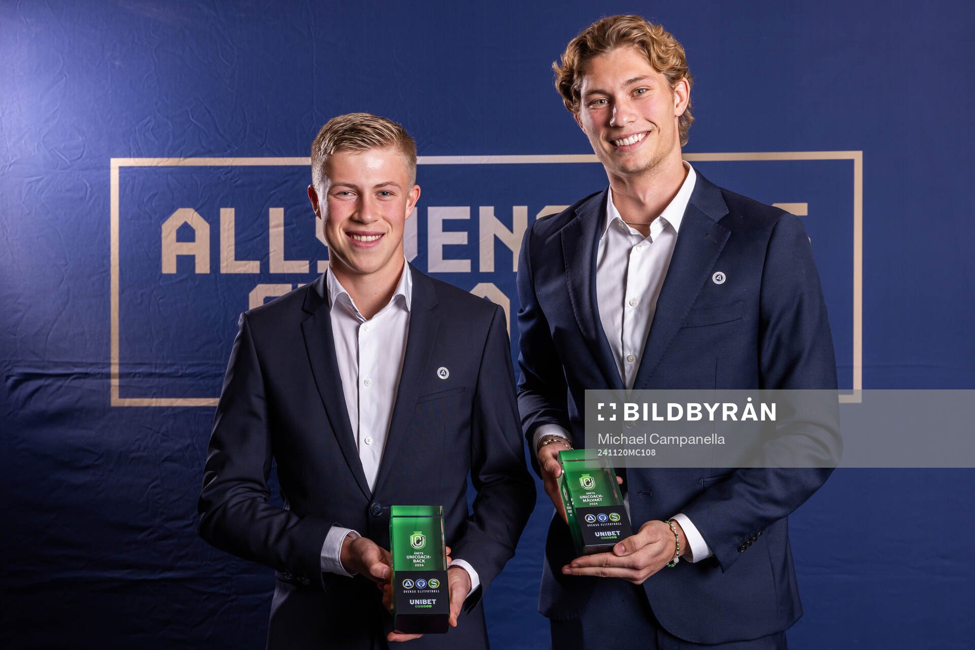 Häckens Noah Ek och Malmös William Nieroth Lundgren
