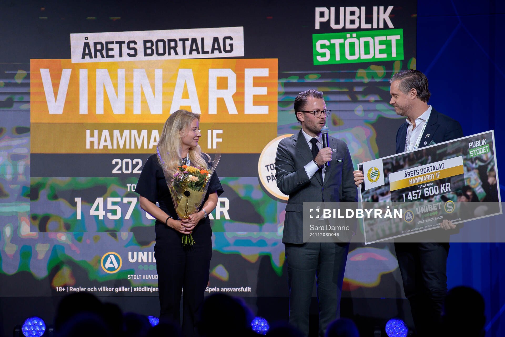Priset för Årets bortalag tilldelas Hammarby
