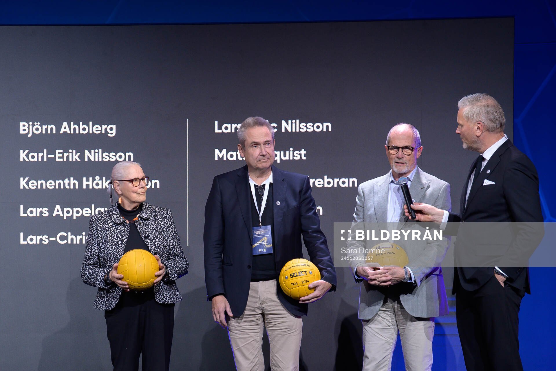 Rose-Marie Frebran, Mats Enquist och Lars-Christer Olsson