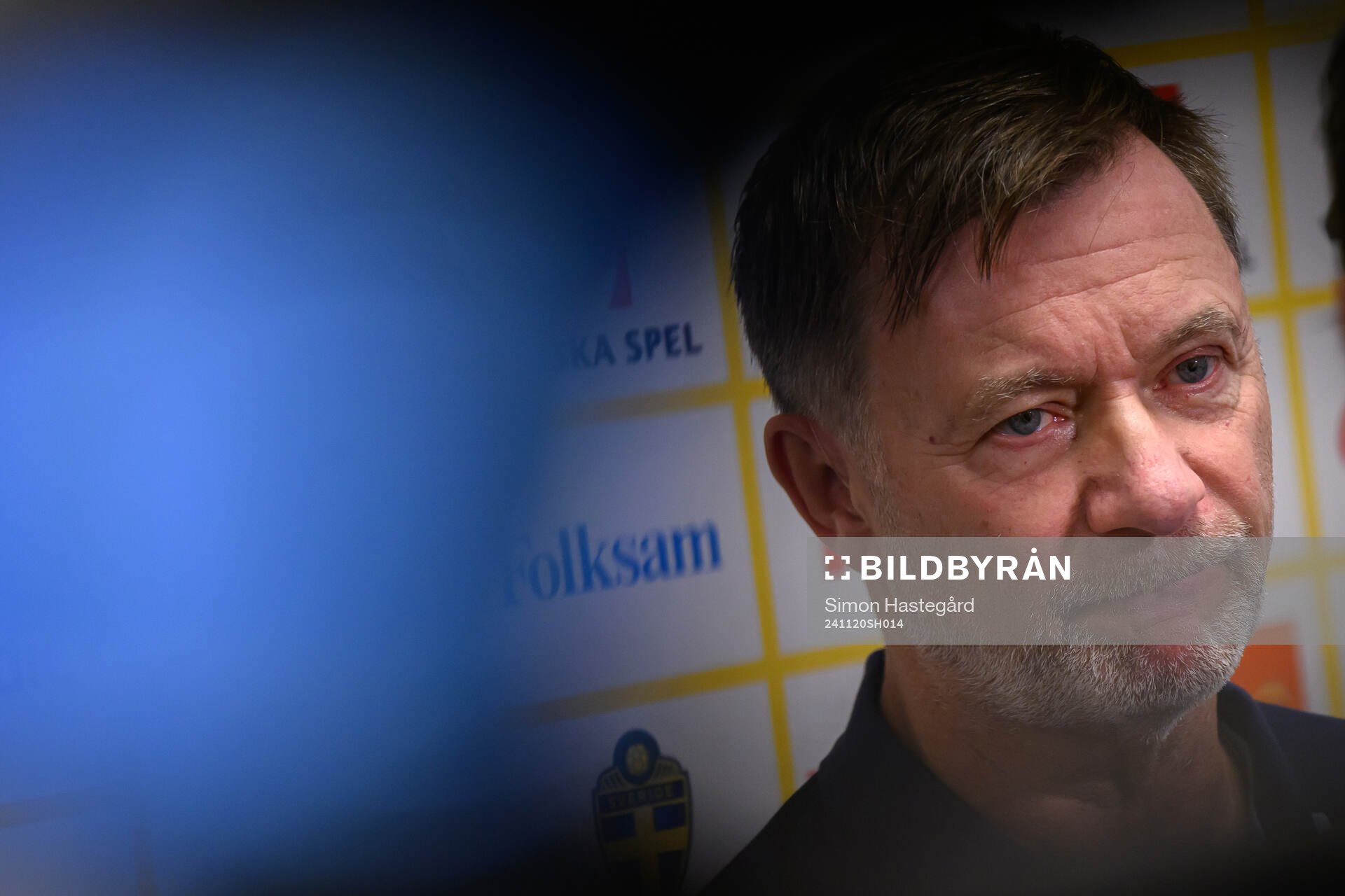 Head coach Peter Gerhardsson of the Swedish women's