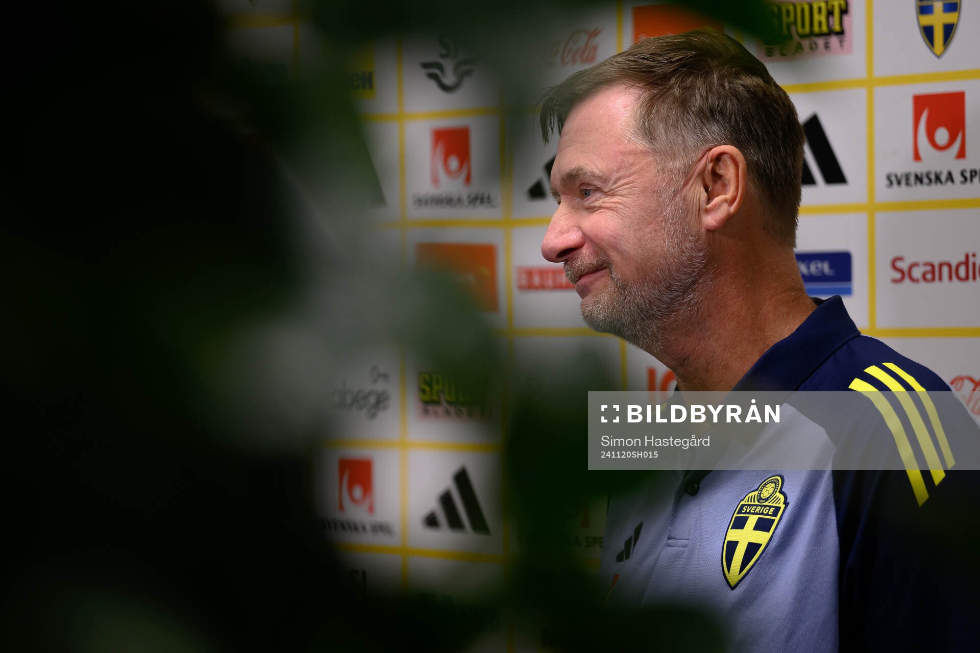 Head coach Peter Gerhardsson of the Swedish women's
