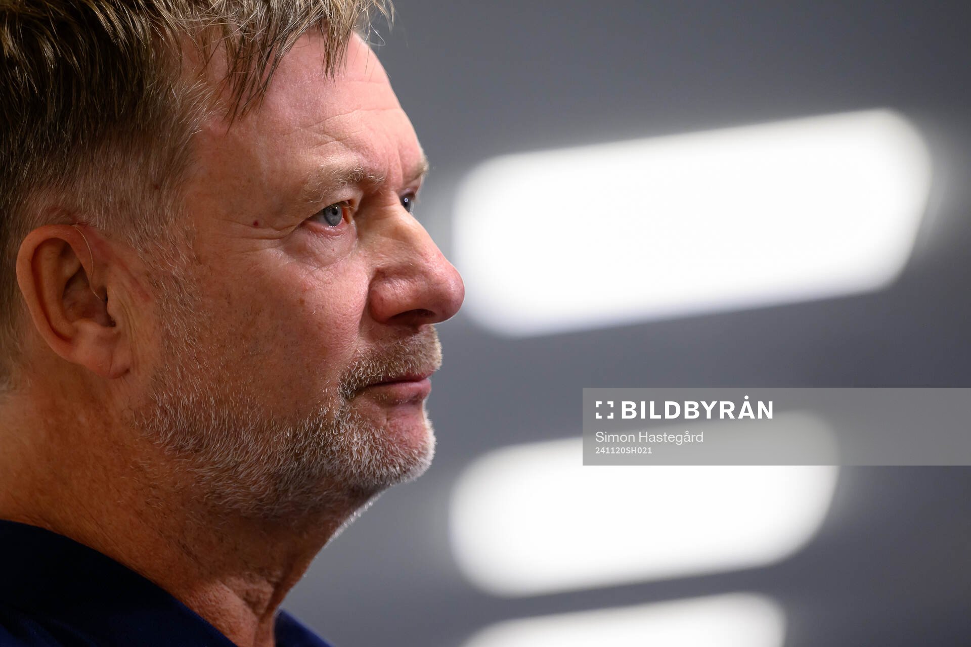 Head coach Peter Gerhardsson of the Swedish women's