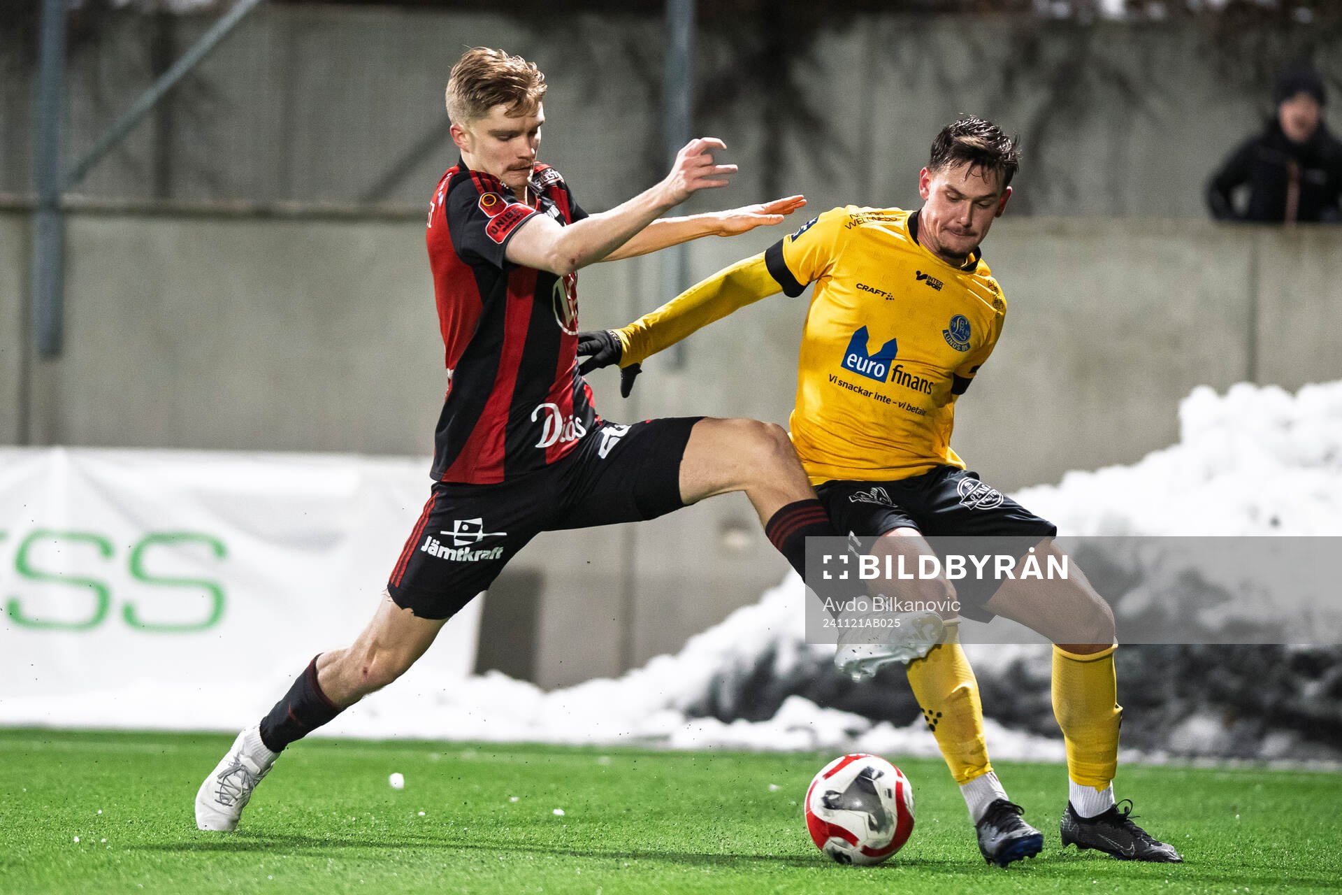 Lunds BKs Sebastian Tipura och  Östersunds Jakob Hedenquist