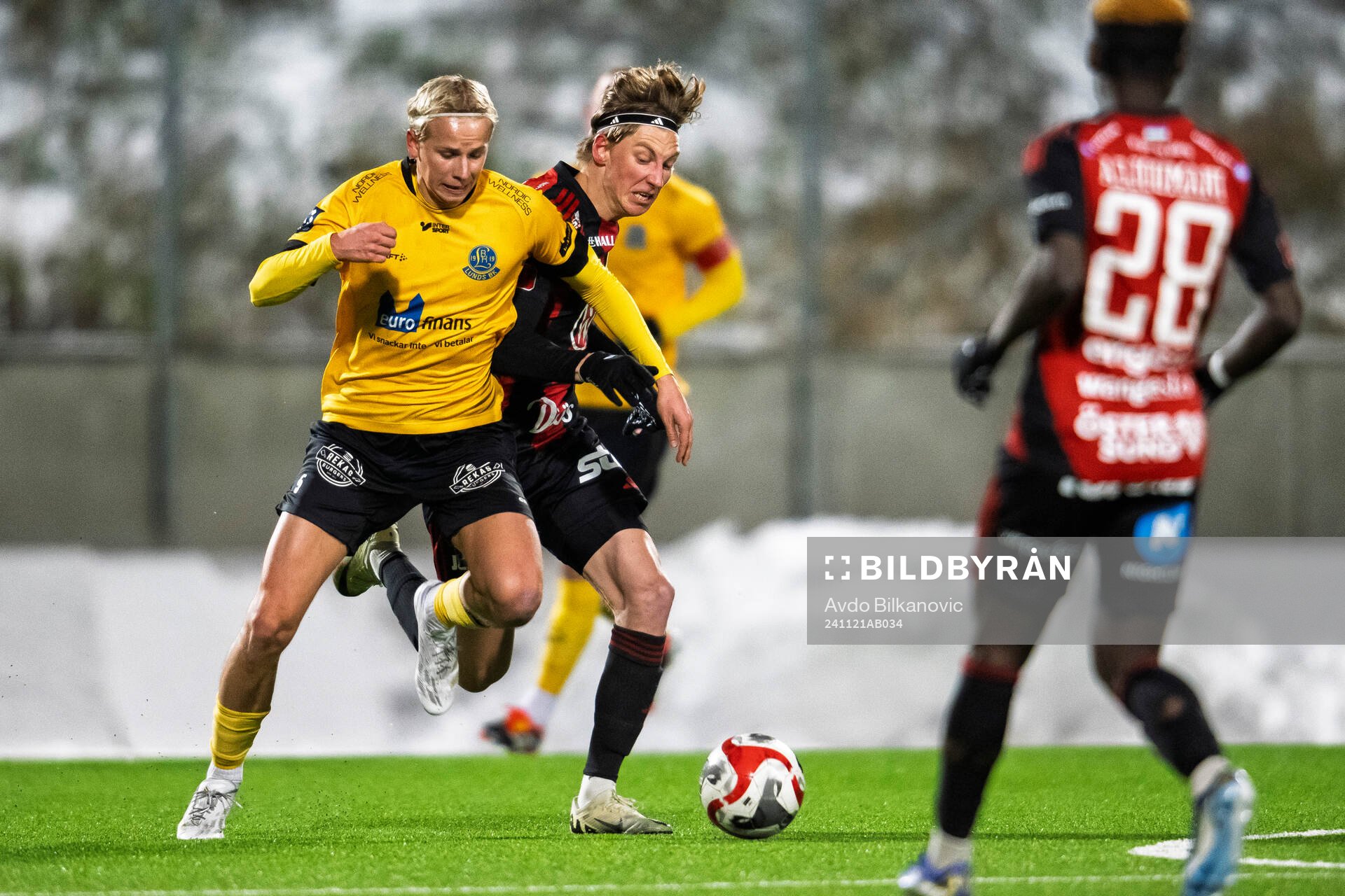 Lunds BKs Jakob Andersson och  Östersunds Albin Sporrong