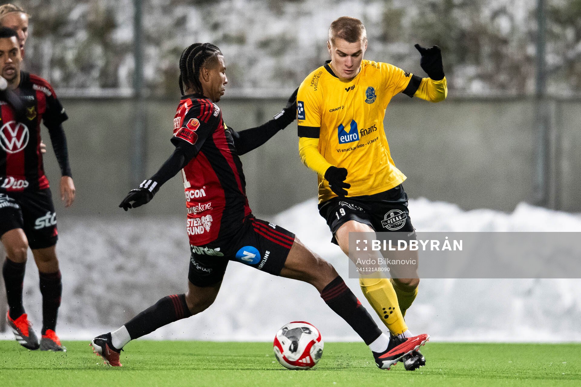 Lunds BKs Erik Persson och  Östersunds Nebiyou Perry