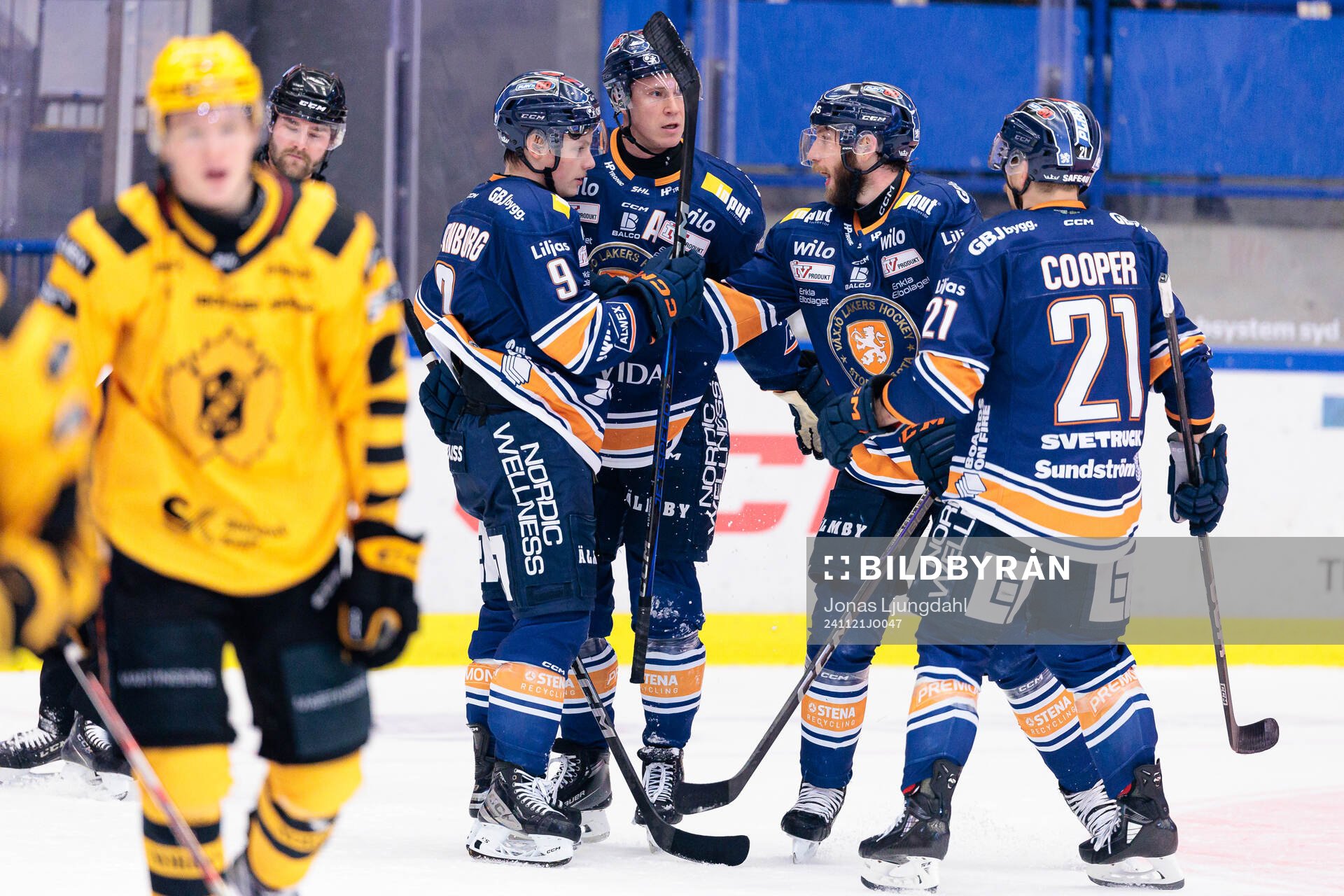 Växjös Victor Stjernborg, Dennis Rasmussen och Petter