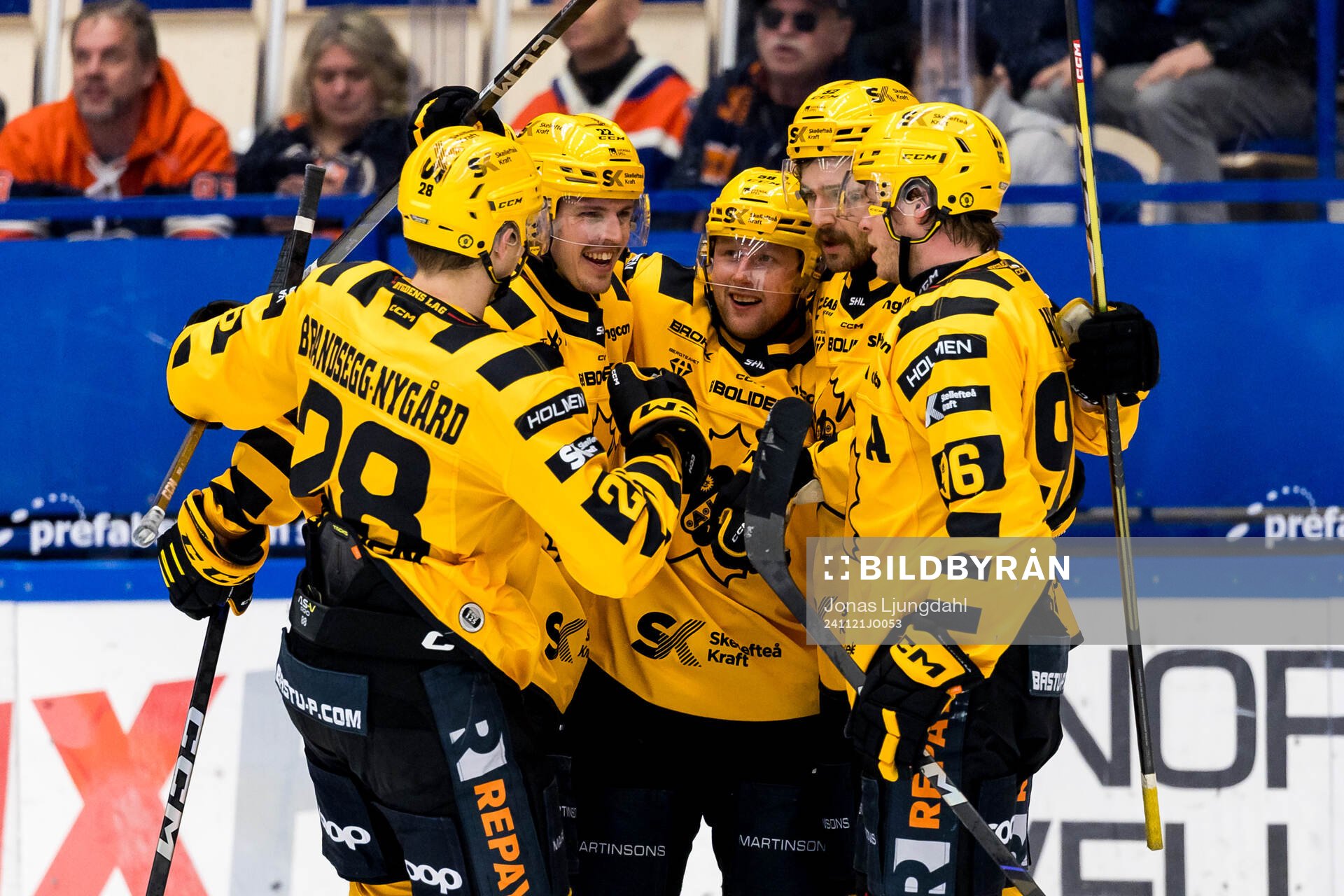 Skellefteås Oskar Nilsson jublar