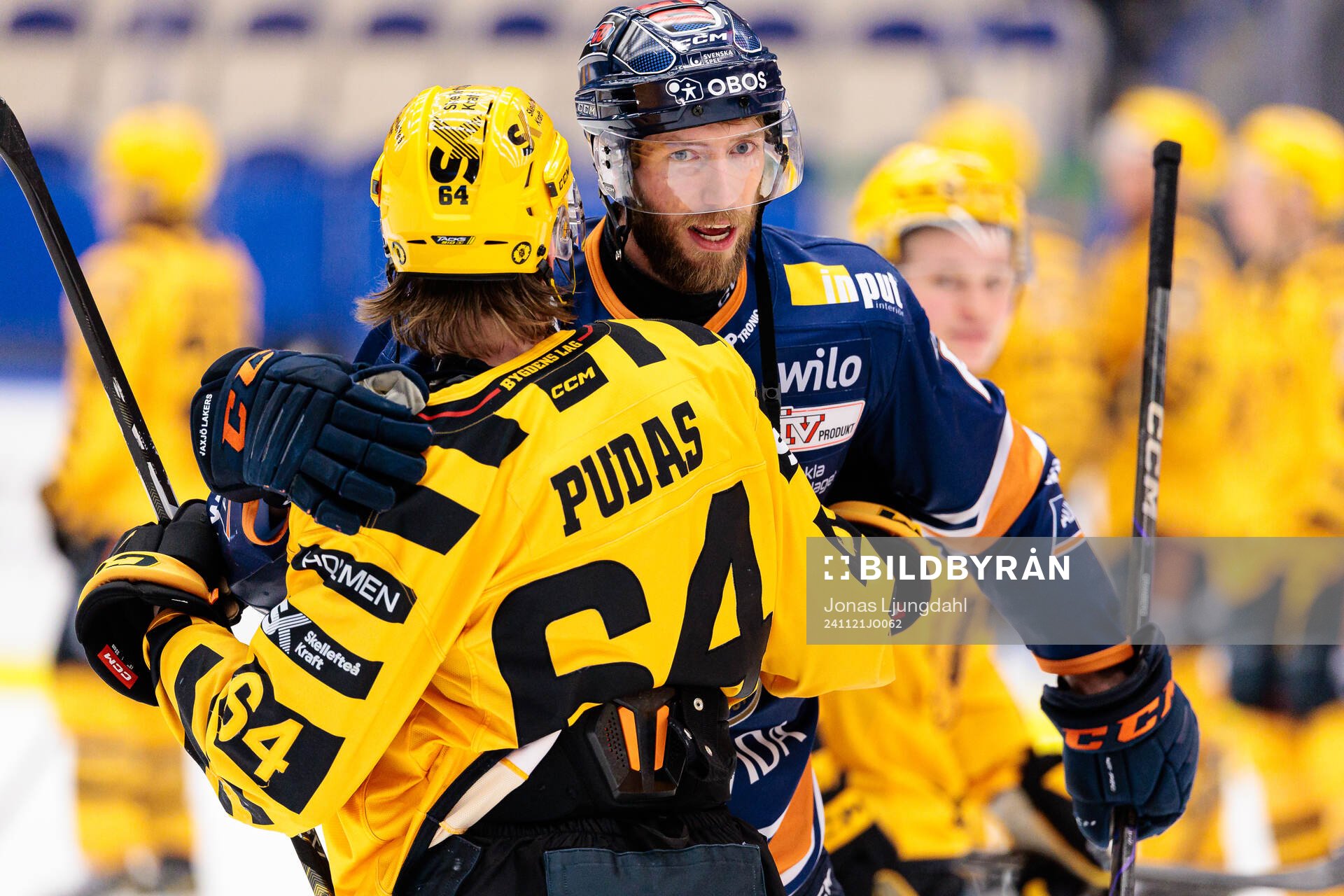 Skellefteås Jonathan Pudas och Växjös Petter Granberg