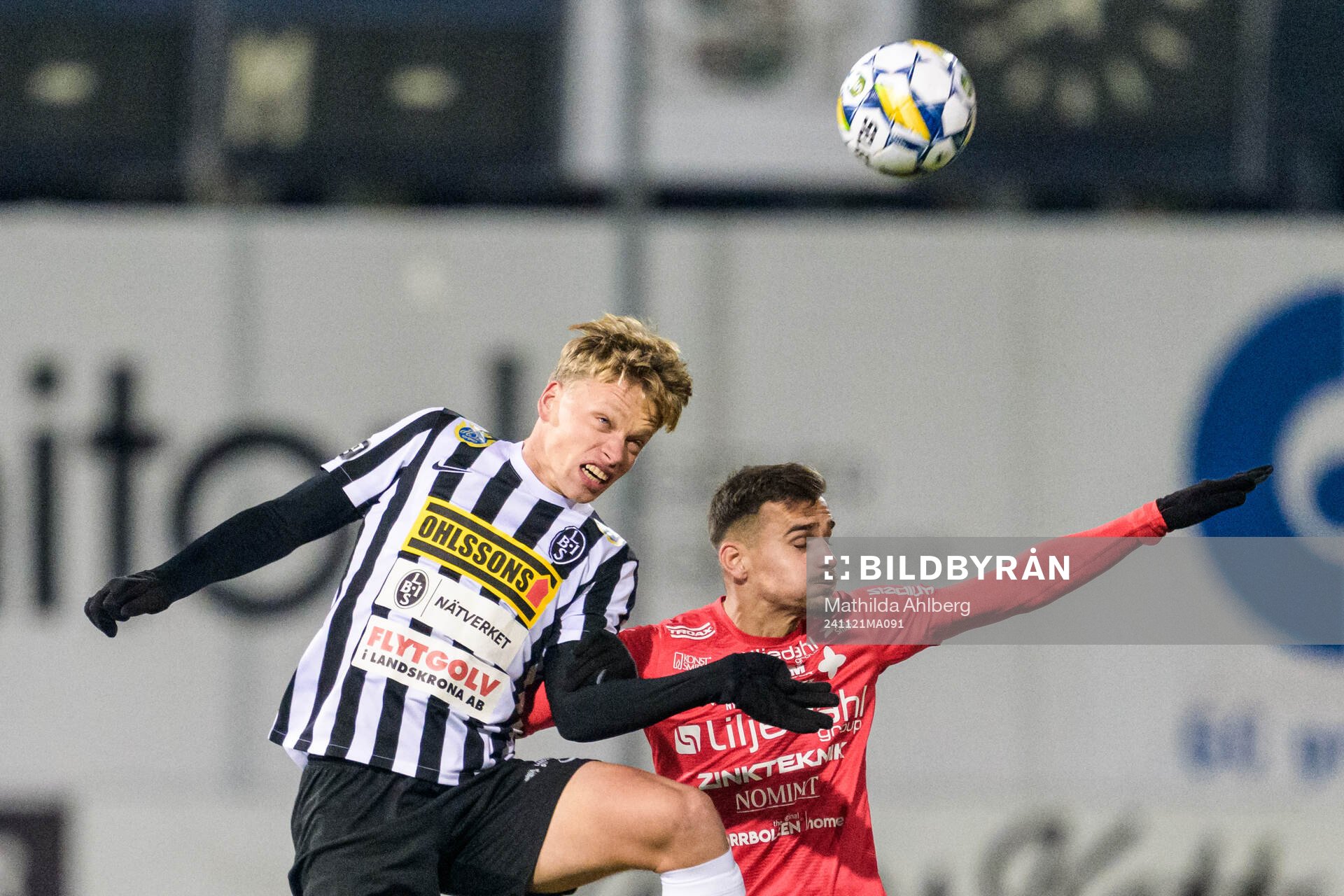 Landskronas Gustaf Bruzelius och Värnamos Ajdin Zeljkovic