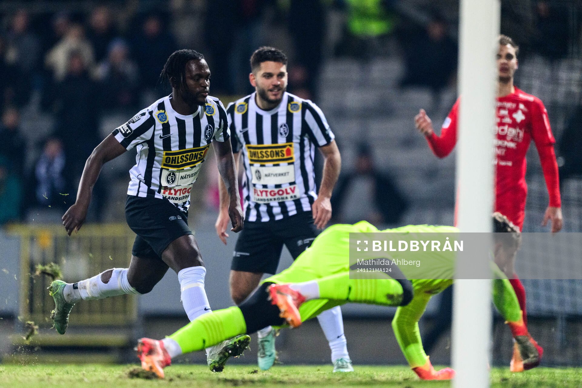Landskronas Kofi Asare gör 2-1