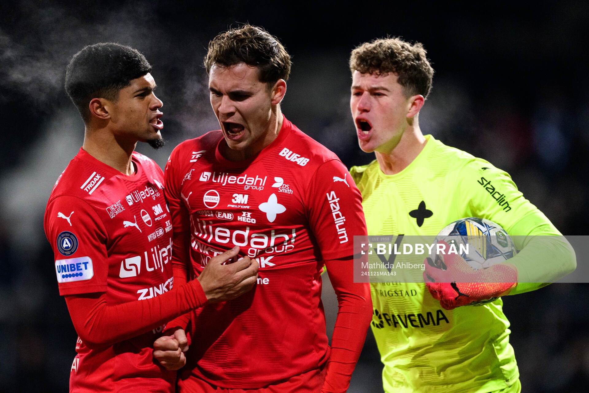 Värnamos Luke Le Roux, Michael Steinwender och Viktor