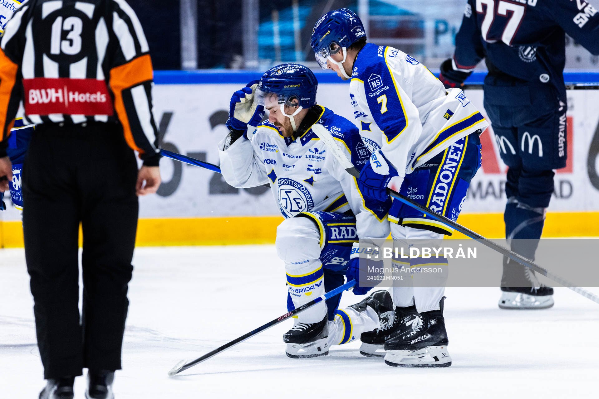 Leksands Marcus Karlberg har ont