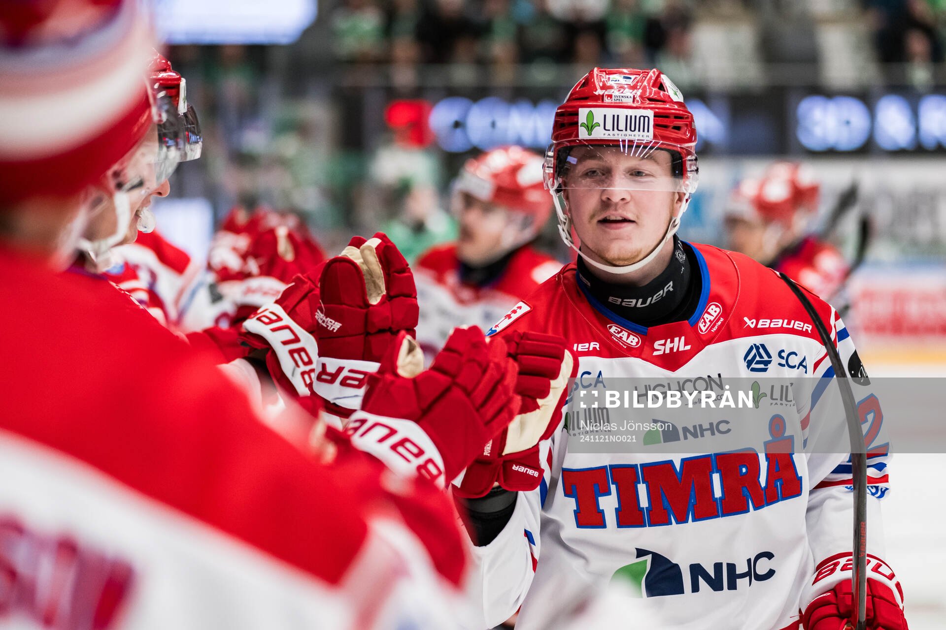 Timrås Simon Forsmark jublar