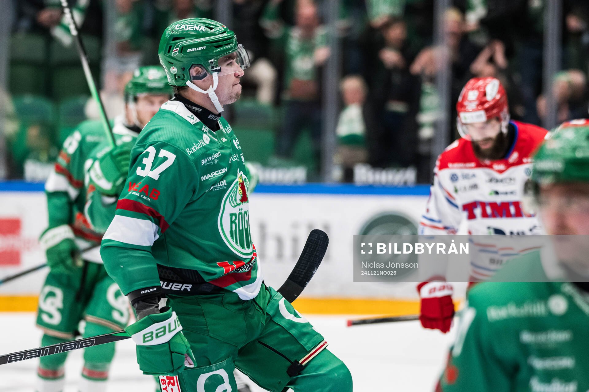 Rögles Albin Sundsvik jublar